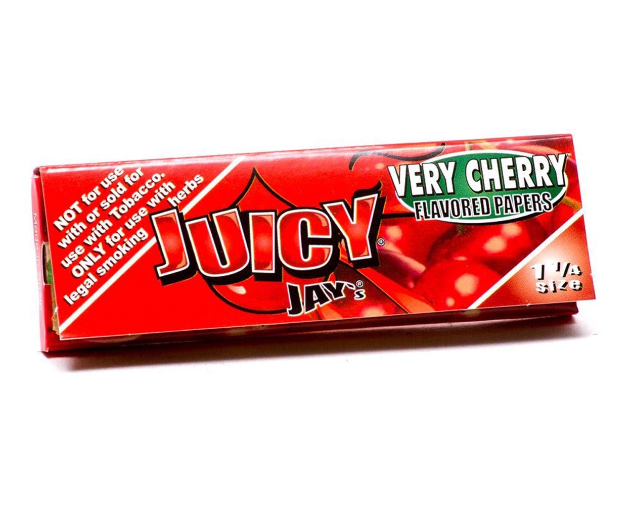 JUICY JAY'S | 'Retail Display' 1 1/4 Size Hemp Rolling Papers | 76mm - Very Cherry - 24 Count - 3
