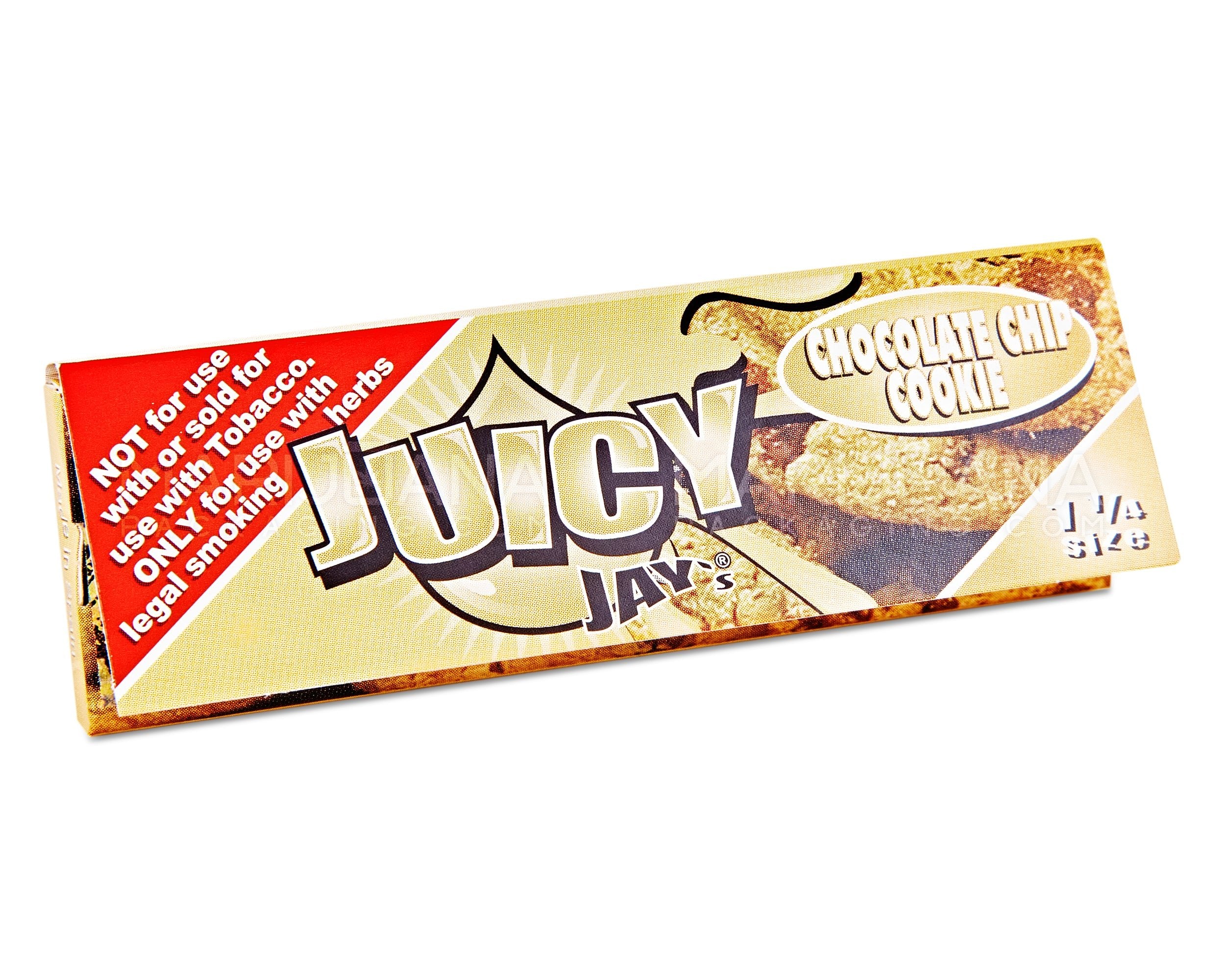 JUICY JAY'S | 'Retail Display' 1 1/4 Size Hemp Rolling Papers | 76mm - Chocolate Chip Cookie - 24 Count - 4