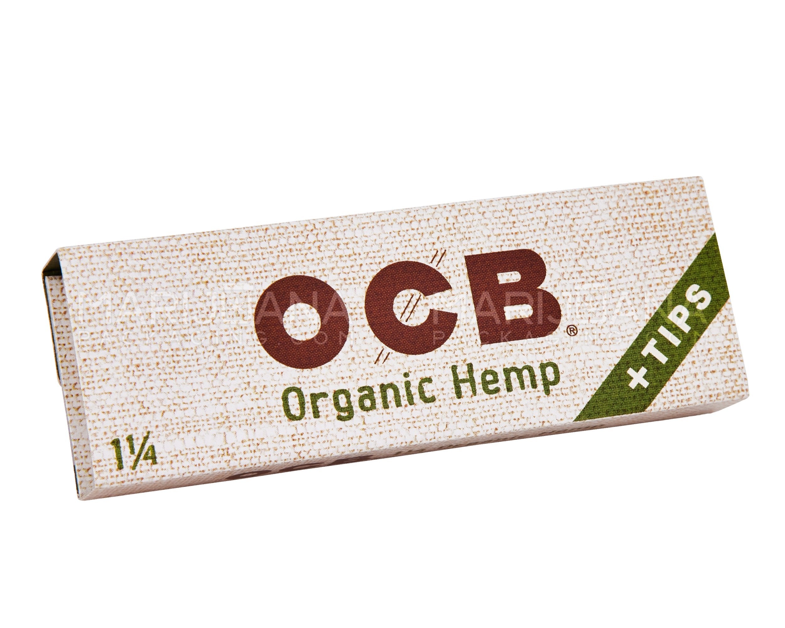 OCB | 'Retail Display' 1 1/4 Size Rolling Papers + Filter Tips | 76mm - Organic Hemp - 24 Count - 3