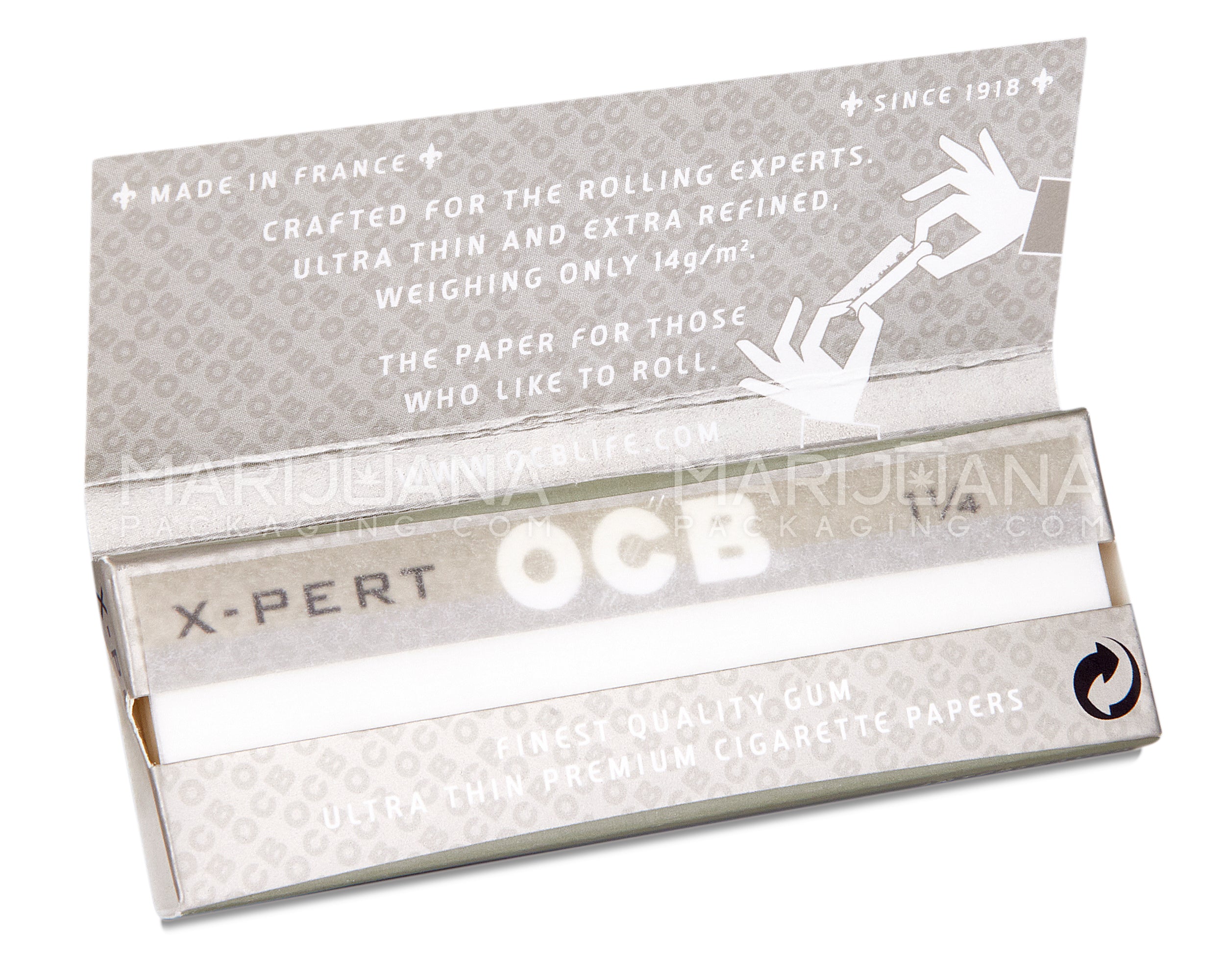 OCB | 'Retail Display' 1 1/4 Size Rolling Papers | 76mm - X Pert - 24 Count - 5