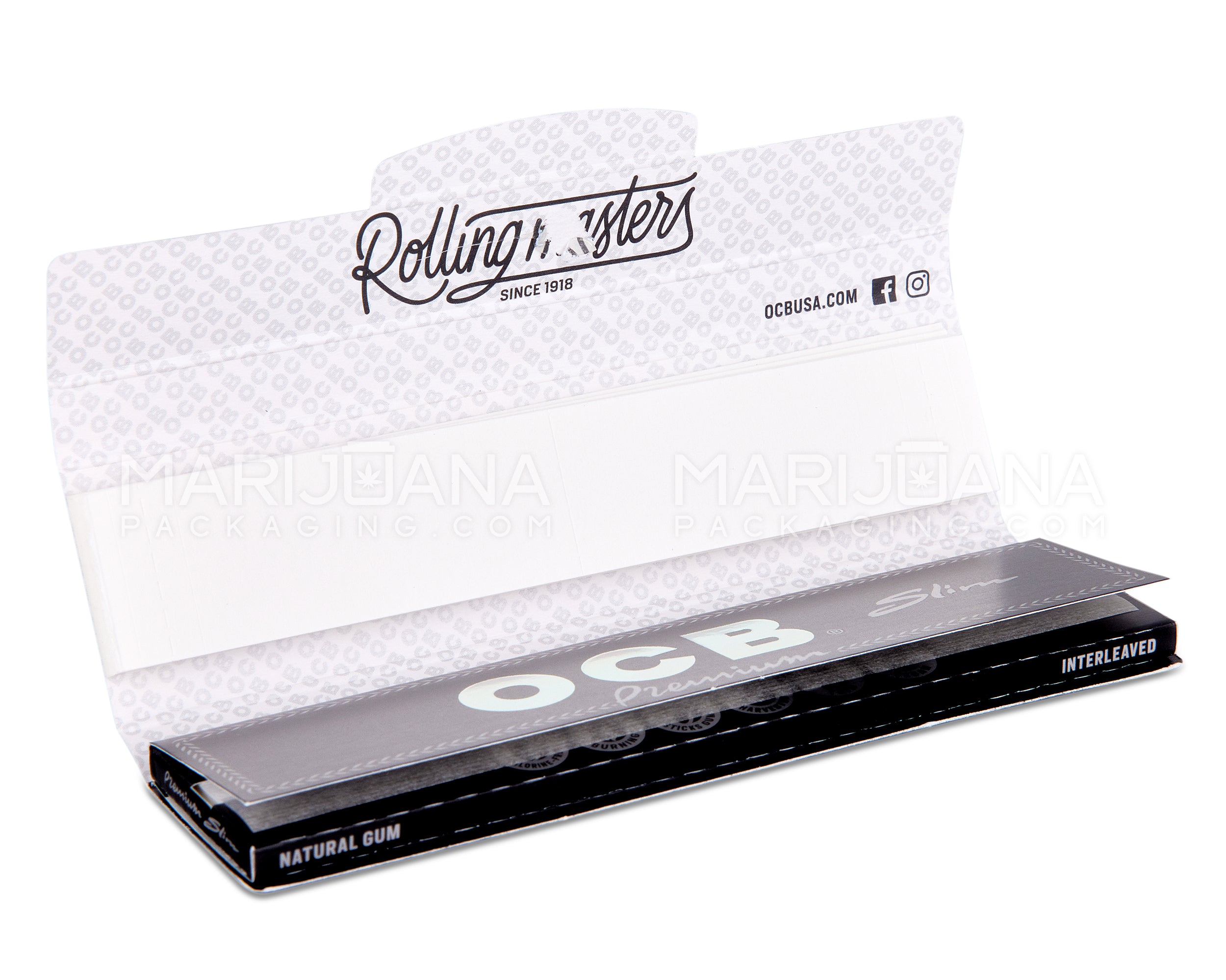 OCB | 'Retail Display' Slim Rolling Papers + Filter Tips | 109mm - Premium - 24 Count - 4