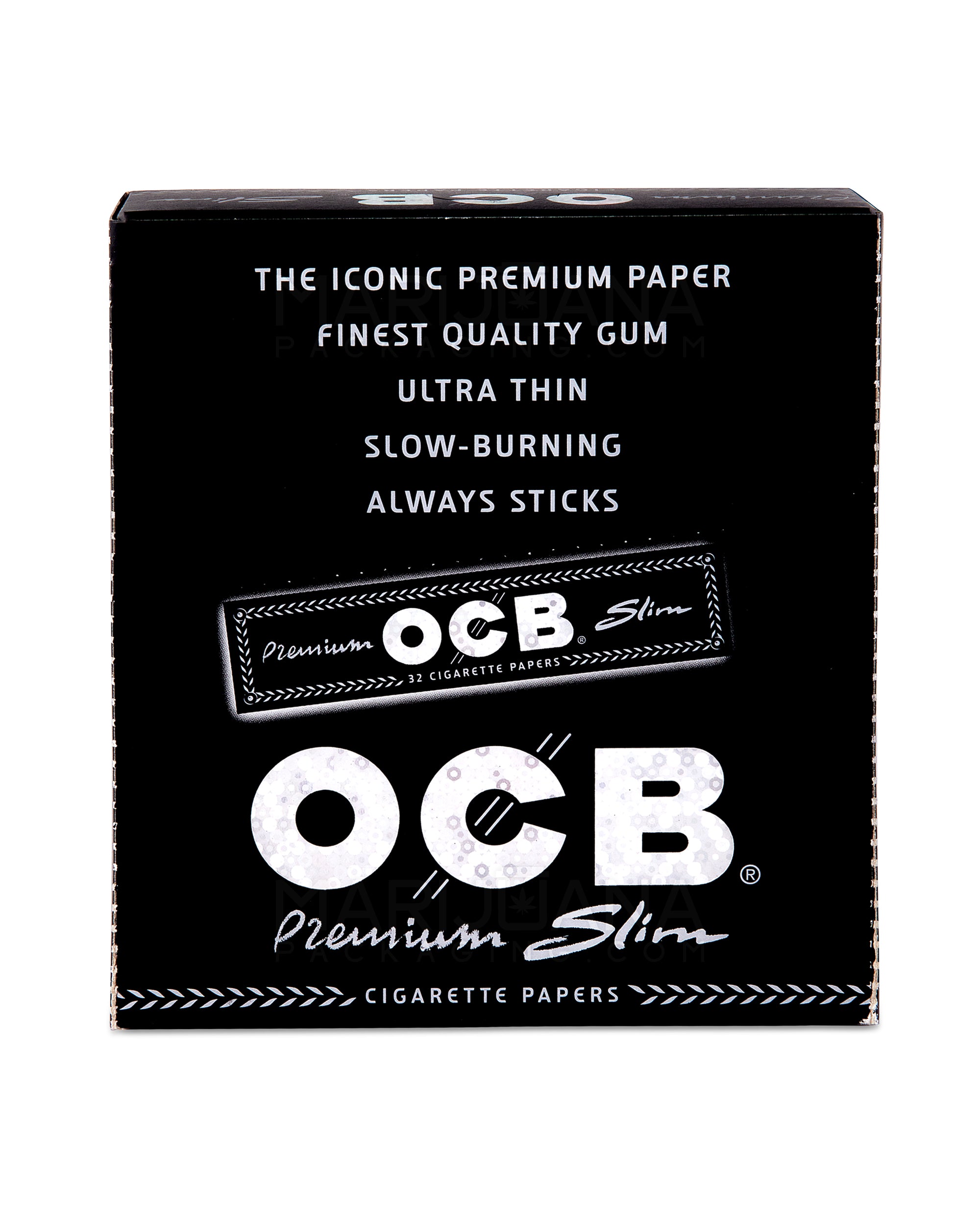 OCB | 'Retail Display' Slim Rolling Papers | 109mm - Premium - 24 Count - 2