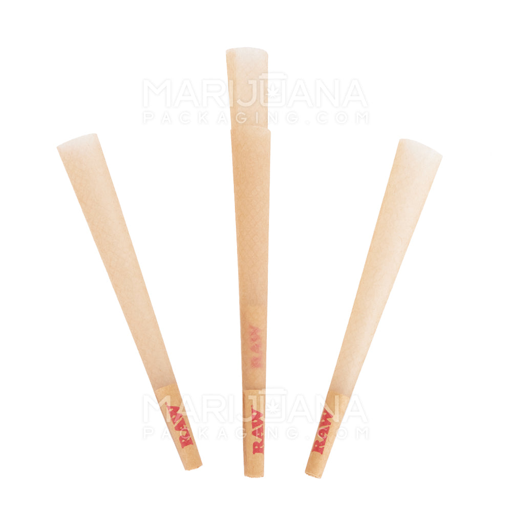 RAW | Black Classic King Size Pre-Rolled Cones | 109mm - Unbleached Paper - 1400 Count - 3