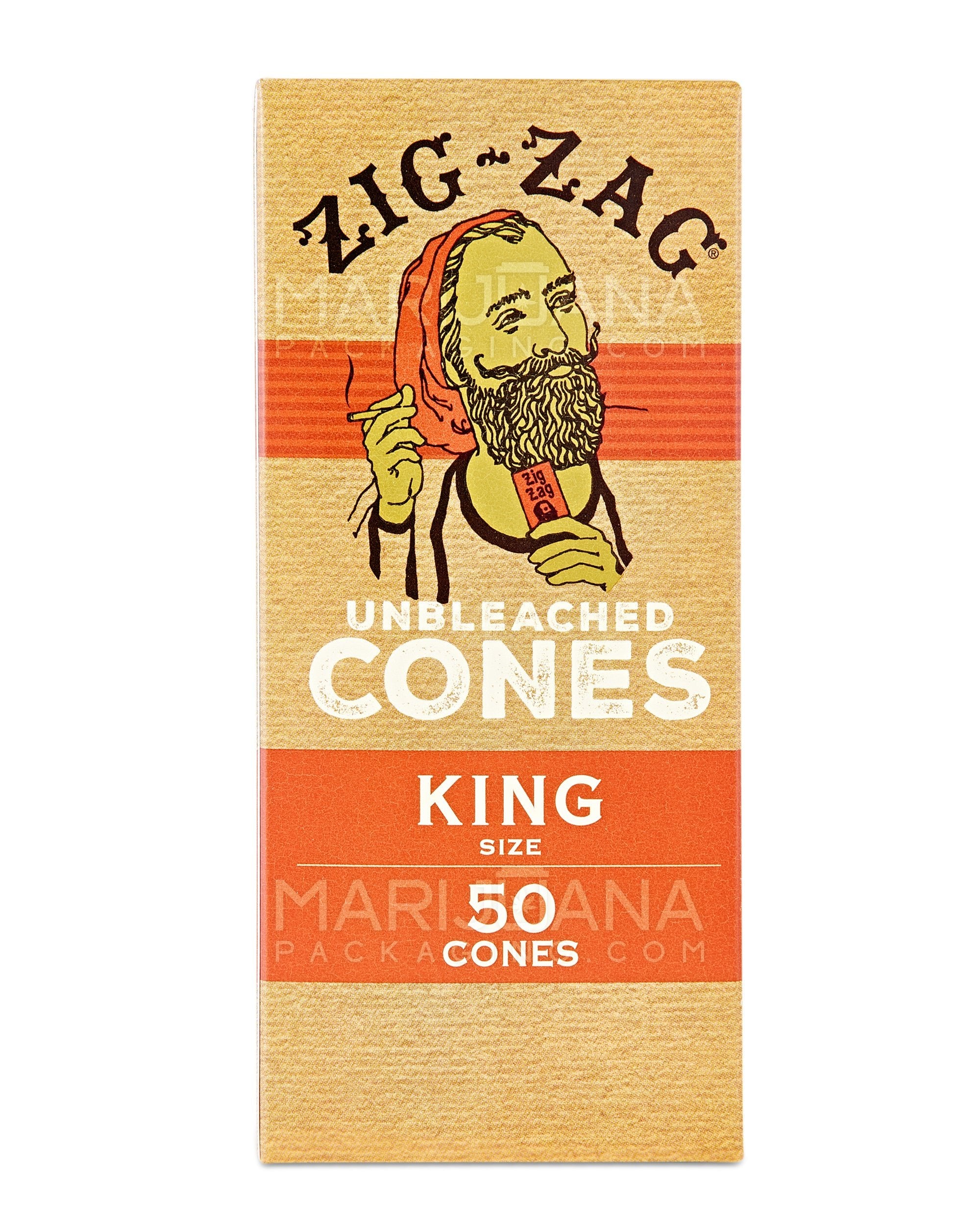 ZIG ZAG | King Size Pre-Rolled Cones | 109mm - Unbleached Paper - 50 Count - 4