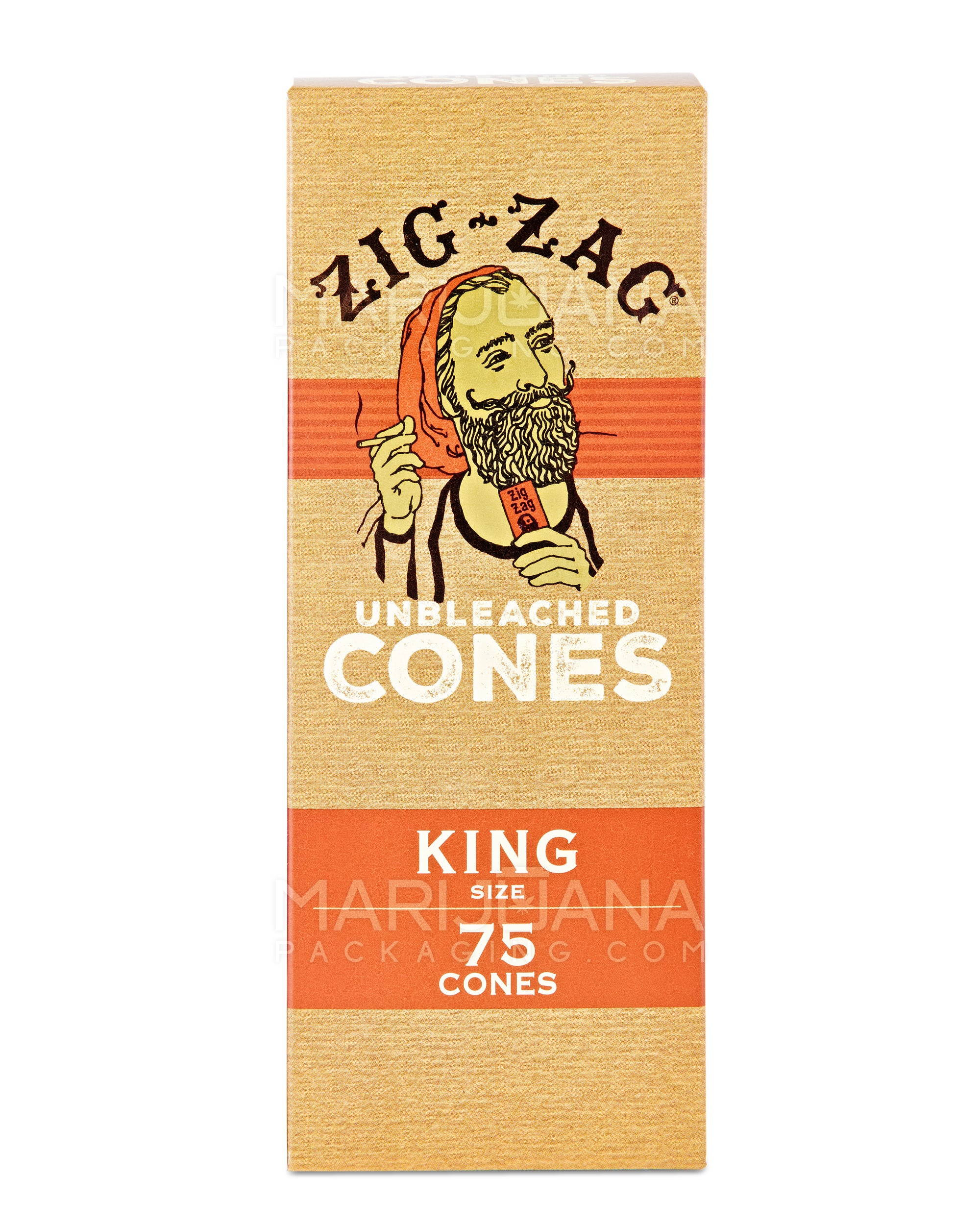 ZIG ZAG | King Size Pre-Rolled Cones | 109mm - Unbleached Paper - 75 Count - 4