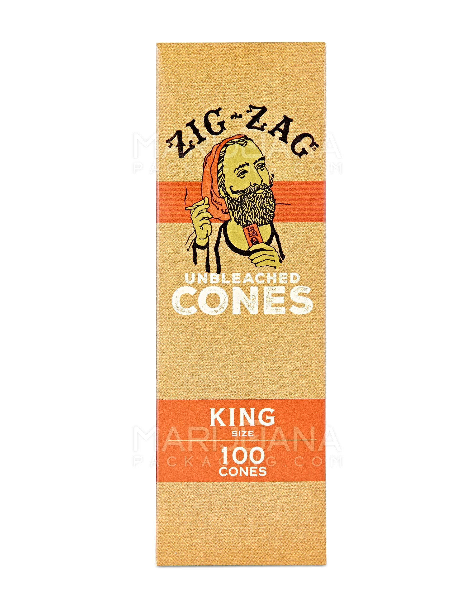 ZIG ZAG | King Size Pre-Rolled Cones | 109mm - Unbleached Paper - 100 Count - 4