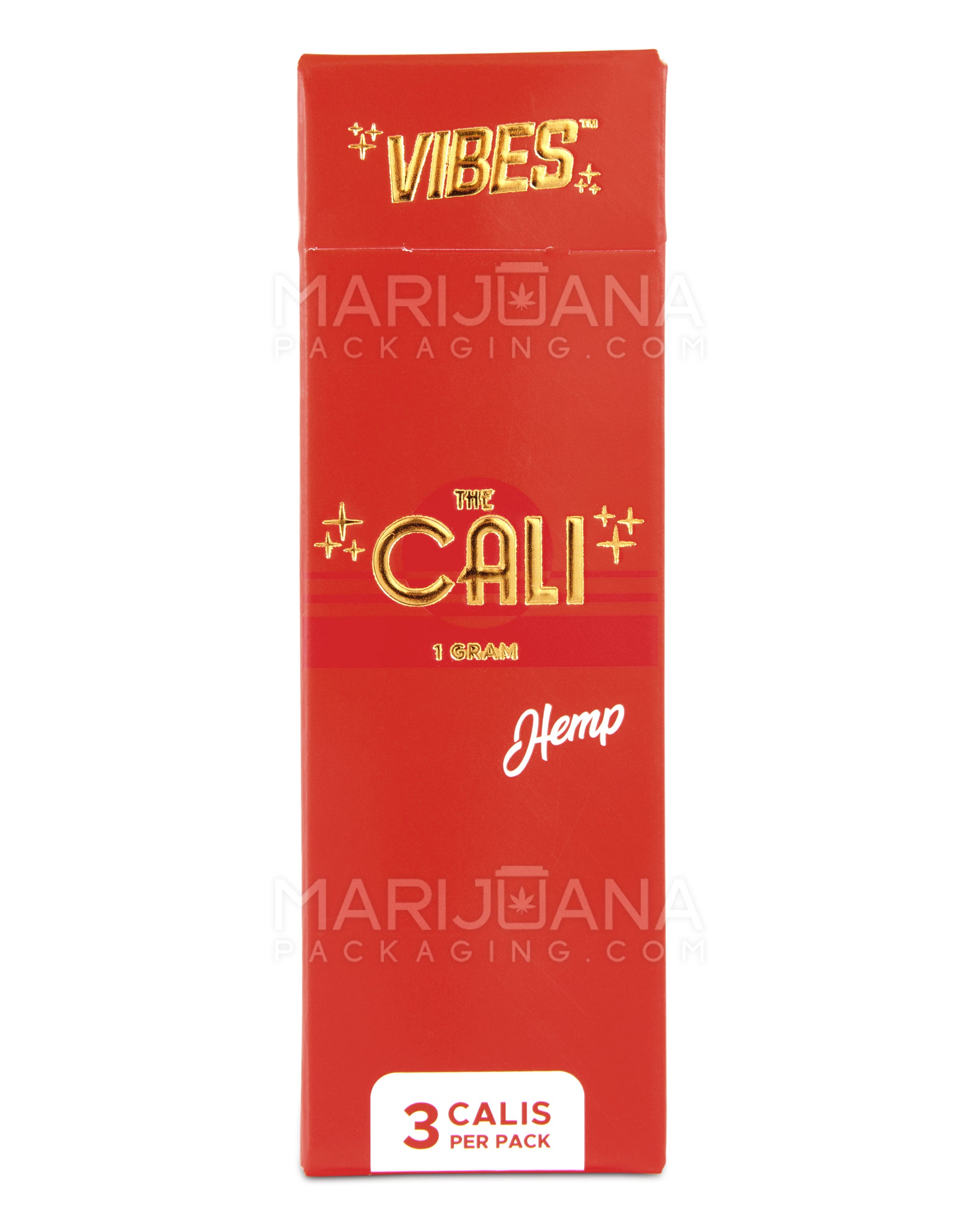 VIBES | 'Retail Display' The Cali 1 Gram Pre-Rolled Cones | 110mm - Hemp Paper - 24 Count - 3