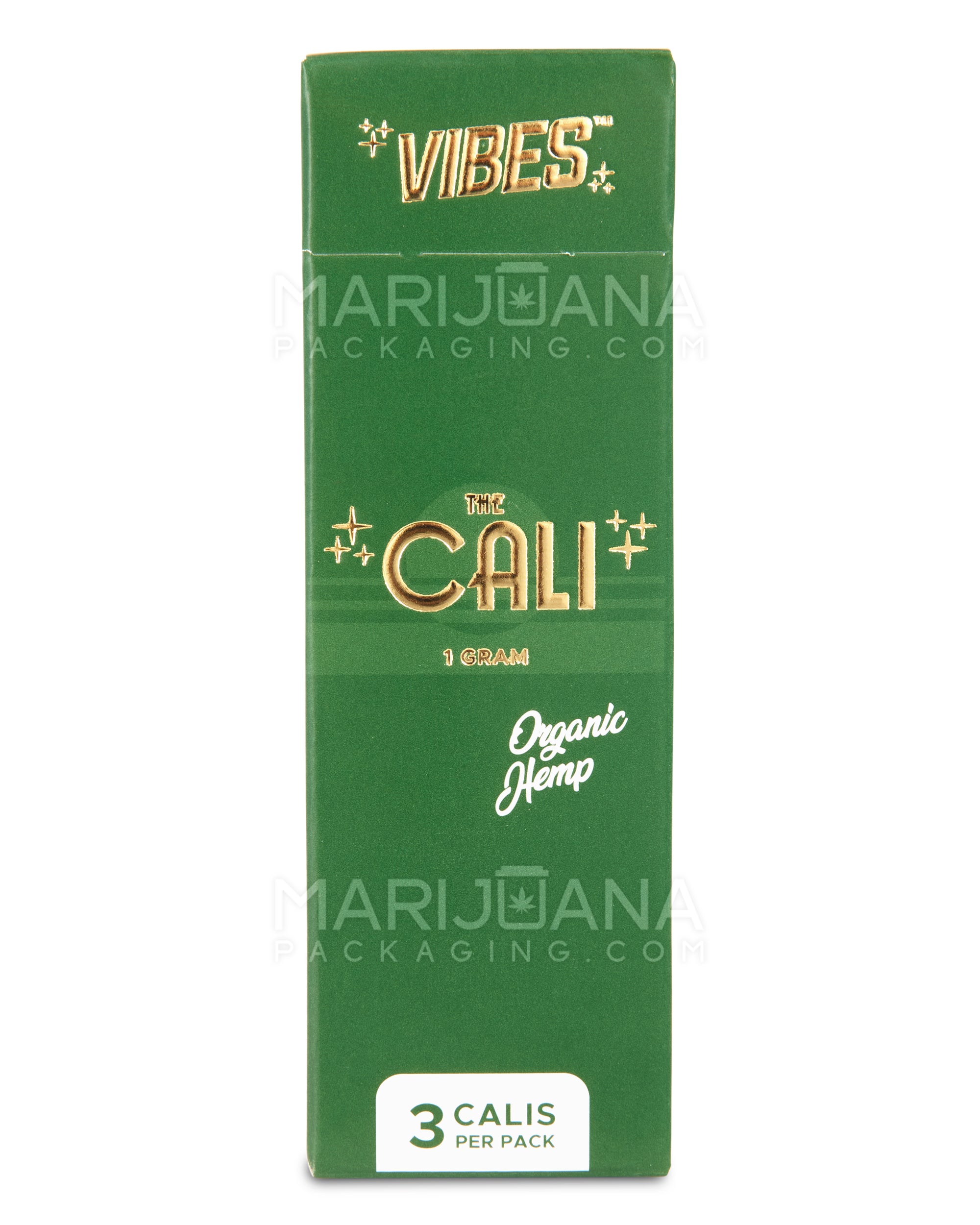 VIBES | 'Retail Display' The Cali 1 Gram Organic Pre-Rolled Cones | 110mm - Hemp Paper - 24 Count - 3