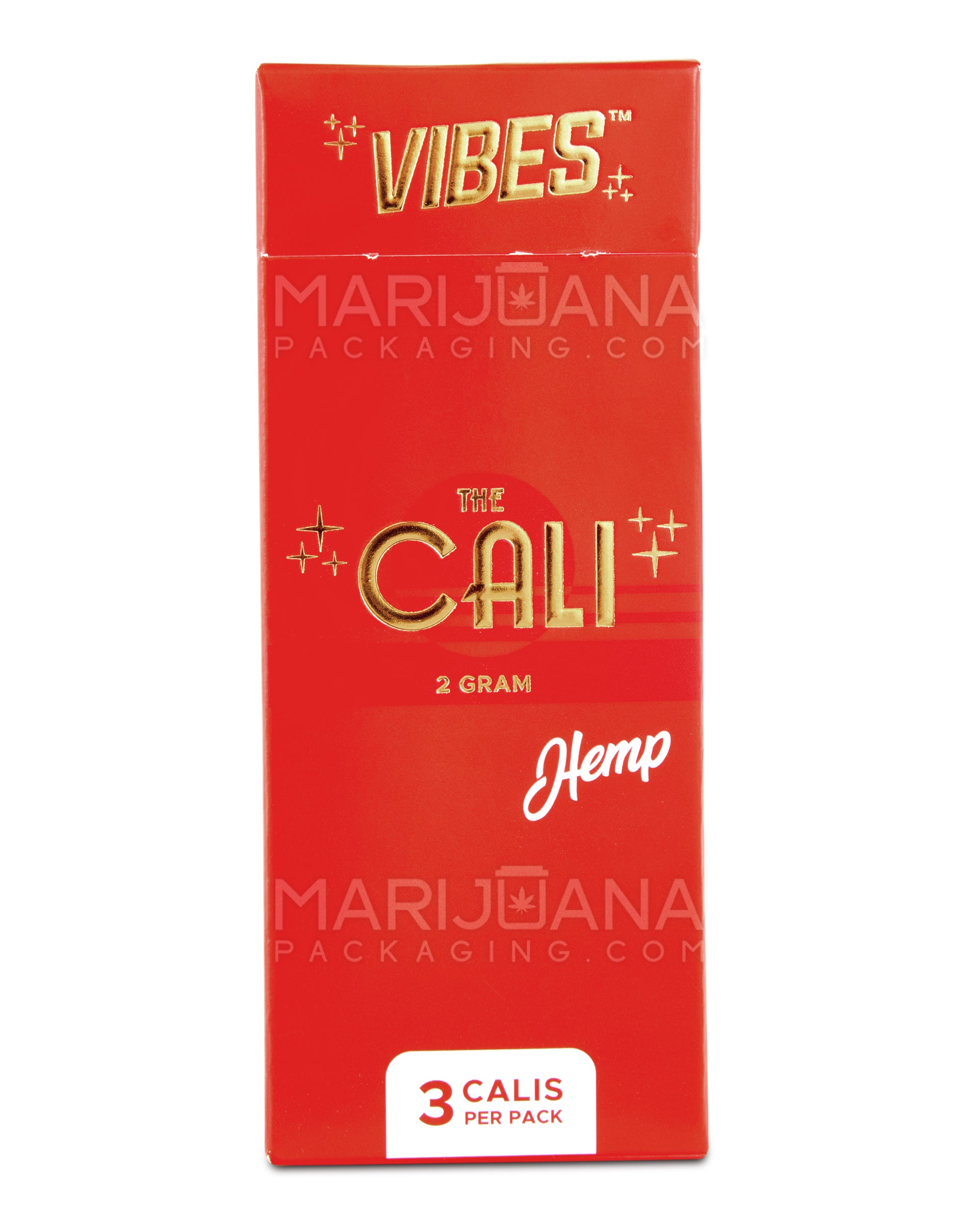 VIBES | 'Retail Display' The Cali 2 Gram Pre-Rolled Cones | 110mm - Hemp Paper - 24 Count - 3
