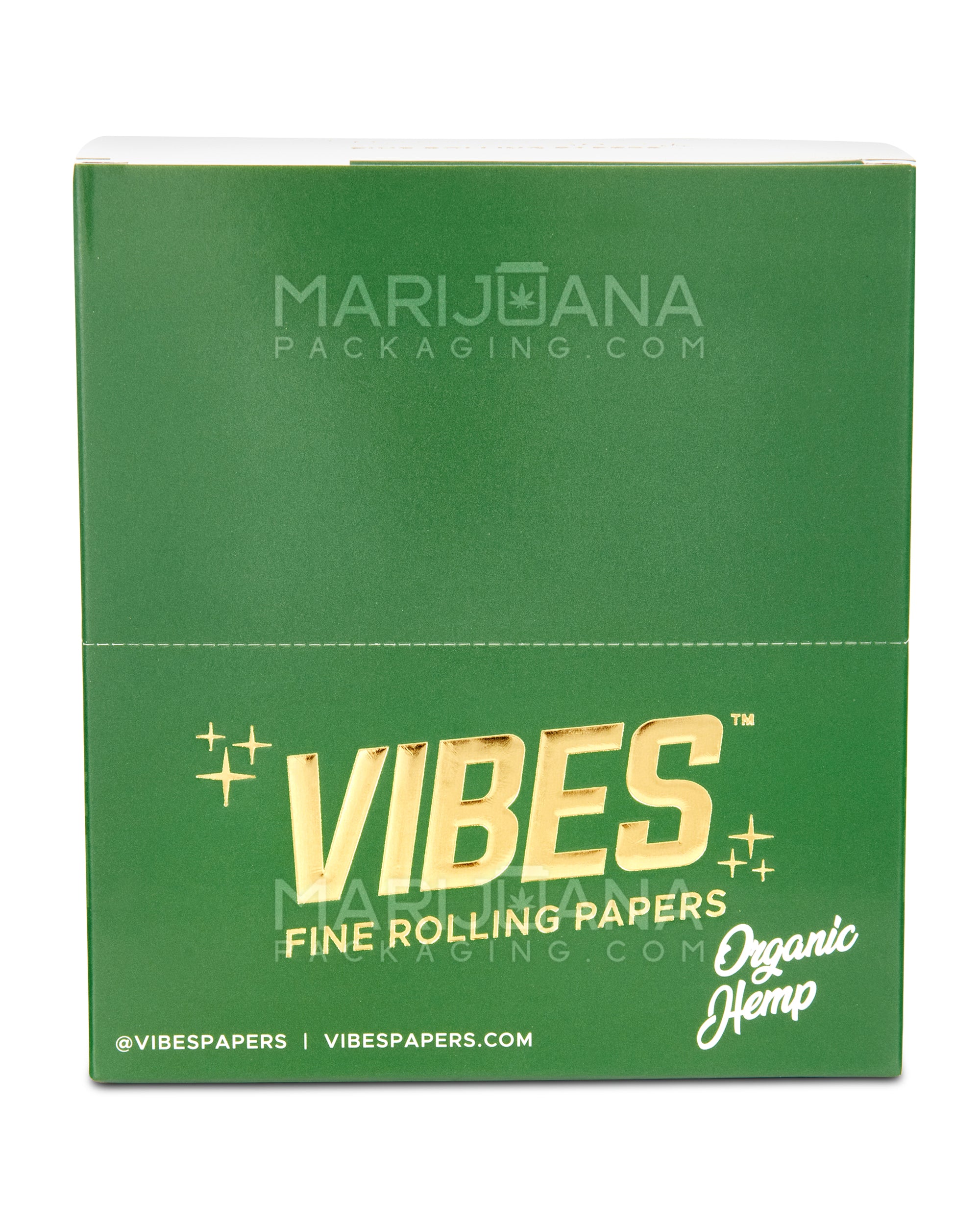 VIBES | 'Retail Display' The Cali 2 Gram Organic Pre-Rolled Cones | 110mm - Hemp Paper - 24 Count - 6
