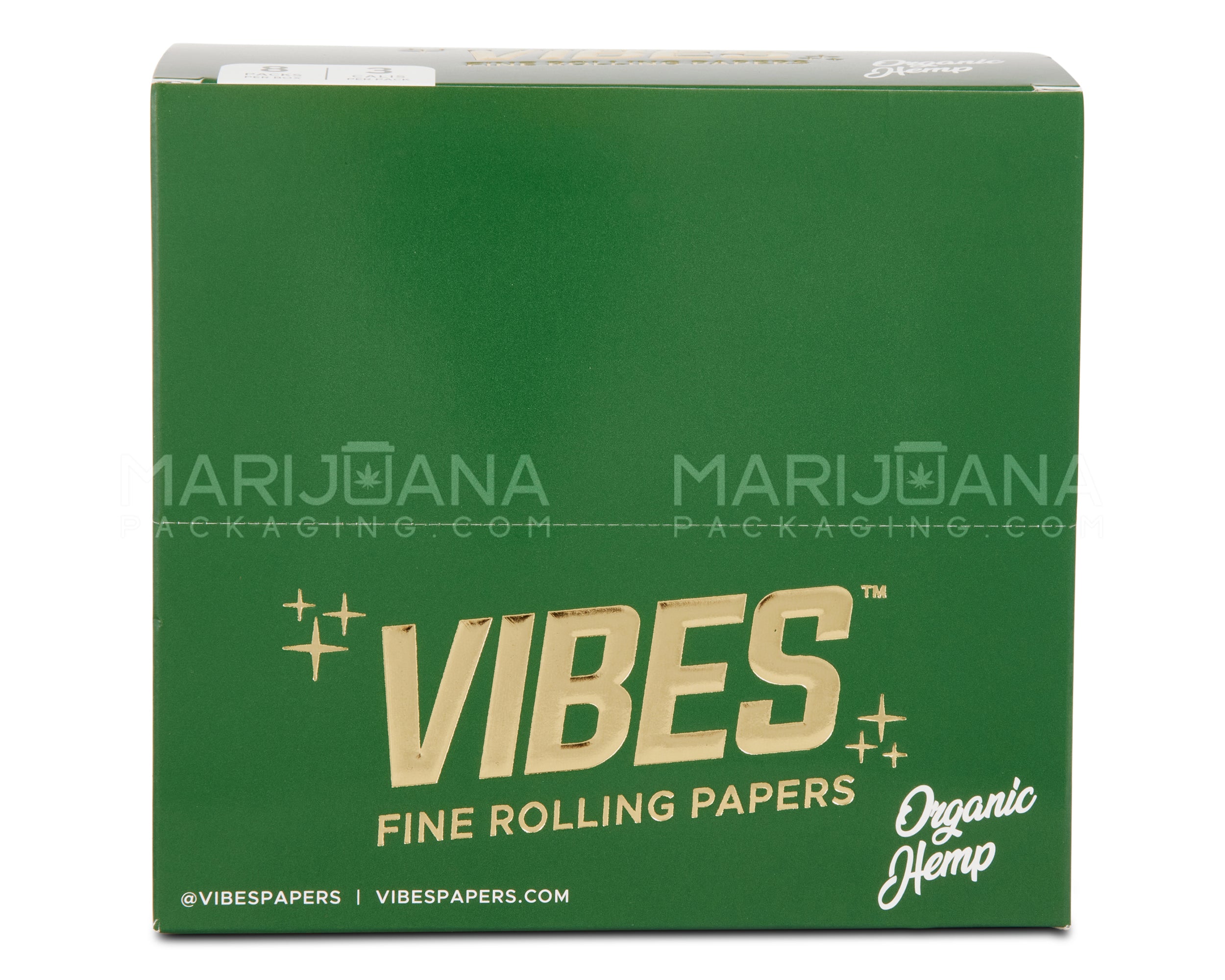 VIBES | 'Retail Display' The Cali 3 Gram Organic Pre-Rolled Cones | 110mm - Hemp Paper - 24 Count - 7
