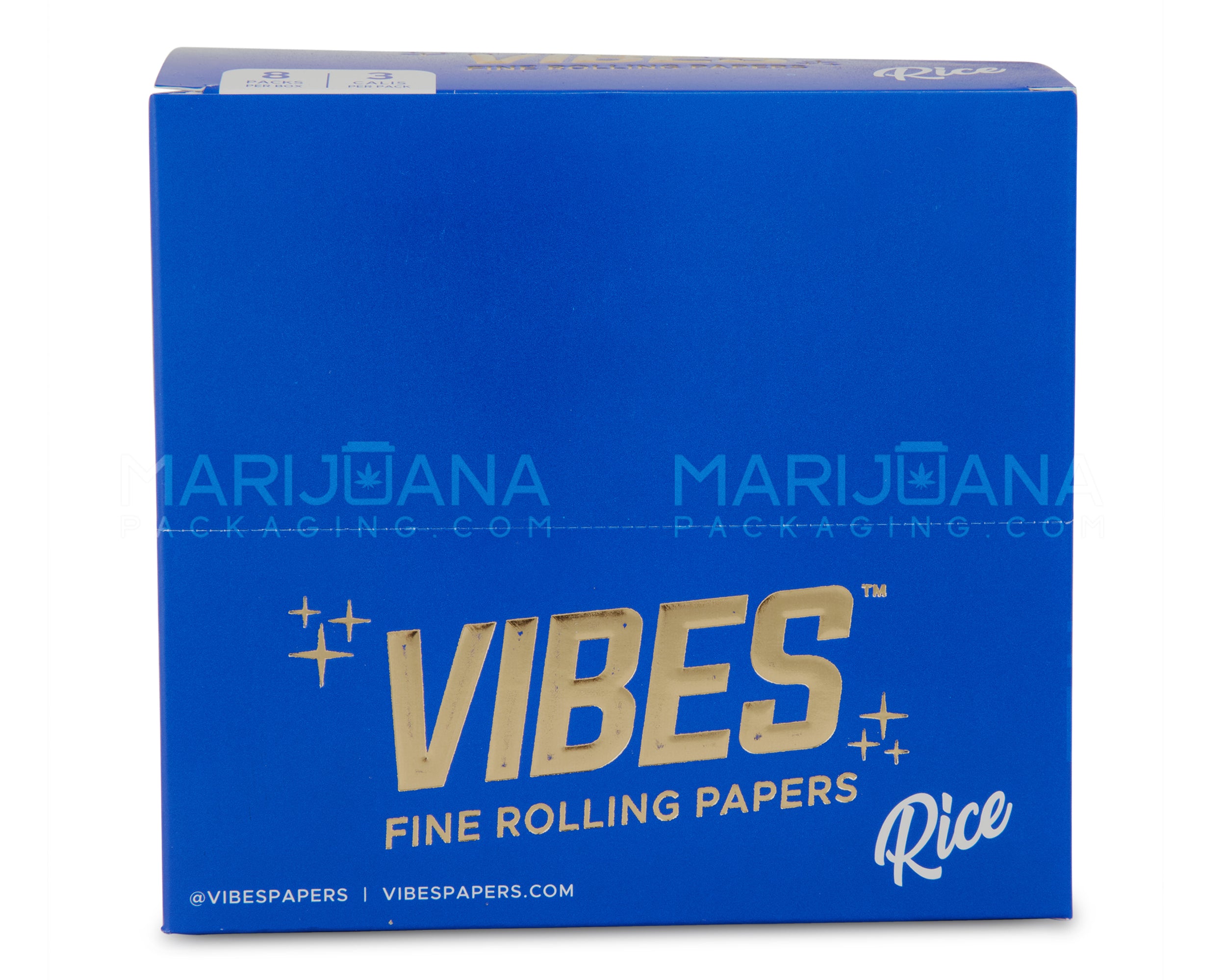VIBES | 'Retail Display' The Cali 3 Gram Pre-Rolled Cones | 110mm - Rice Paper - 24 Count - 6