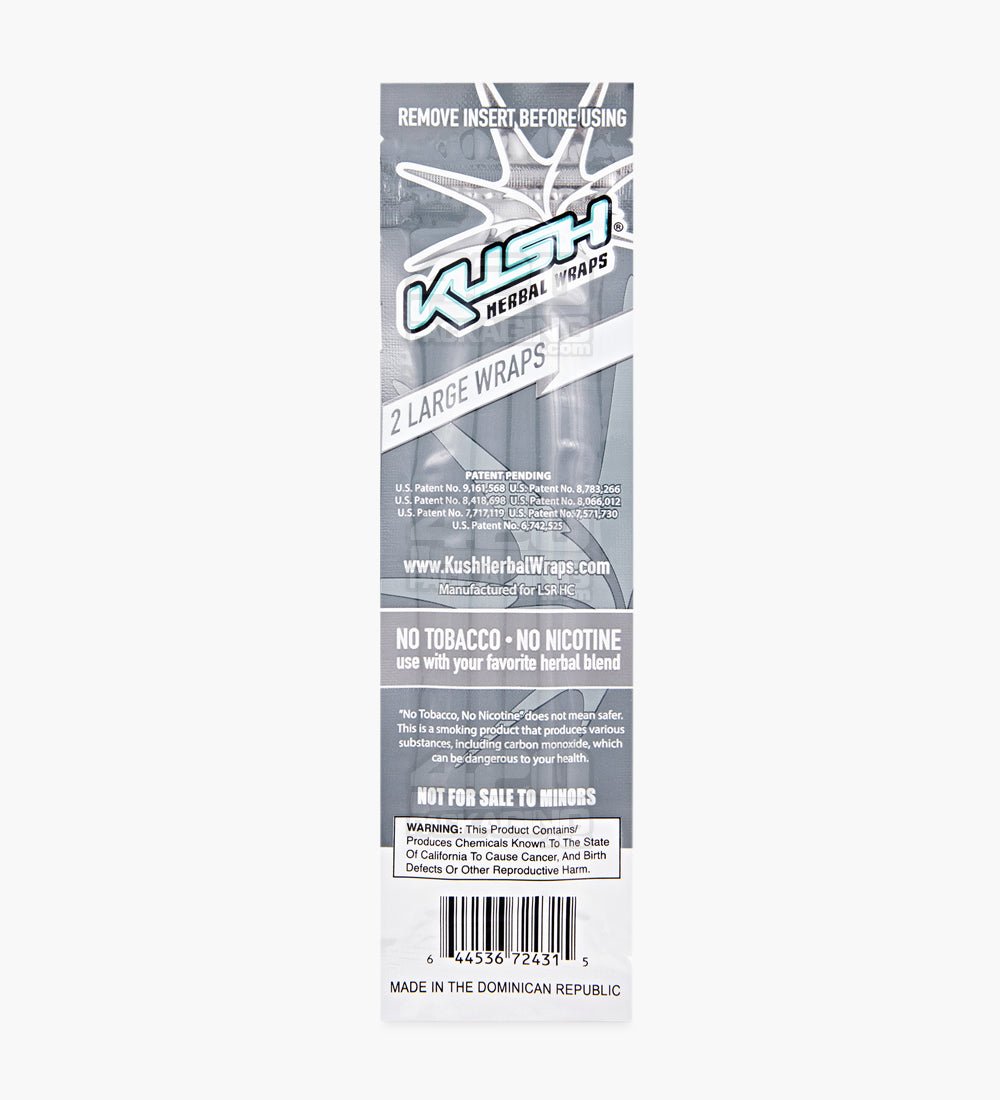 Kush Zero Super Seal Herbal Hemp Wraps 25/Box - 3