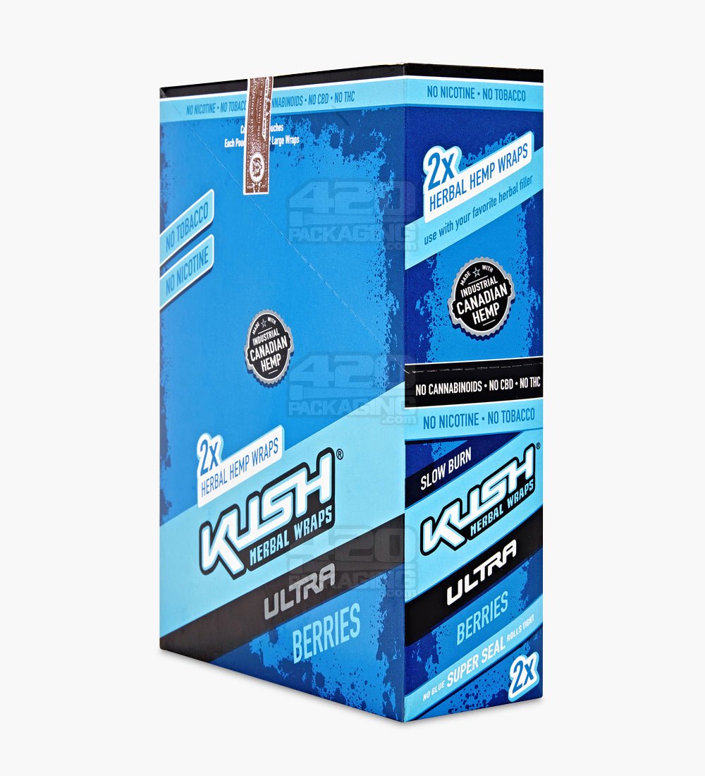 Kush Berries Ultra Herbal Hemp Wraps 25/Box - 4