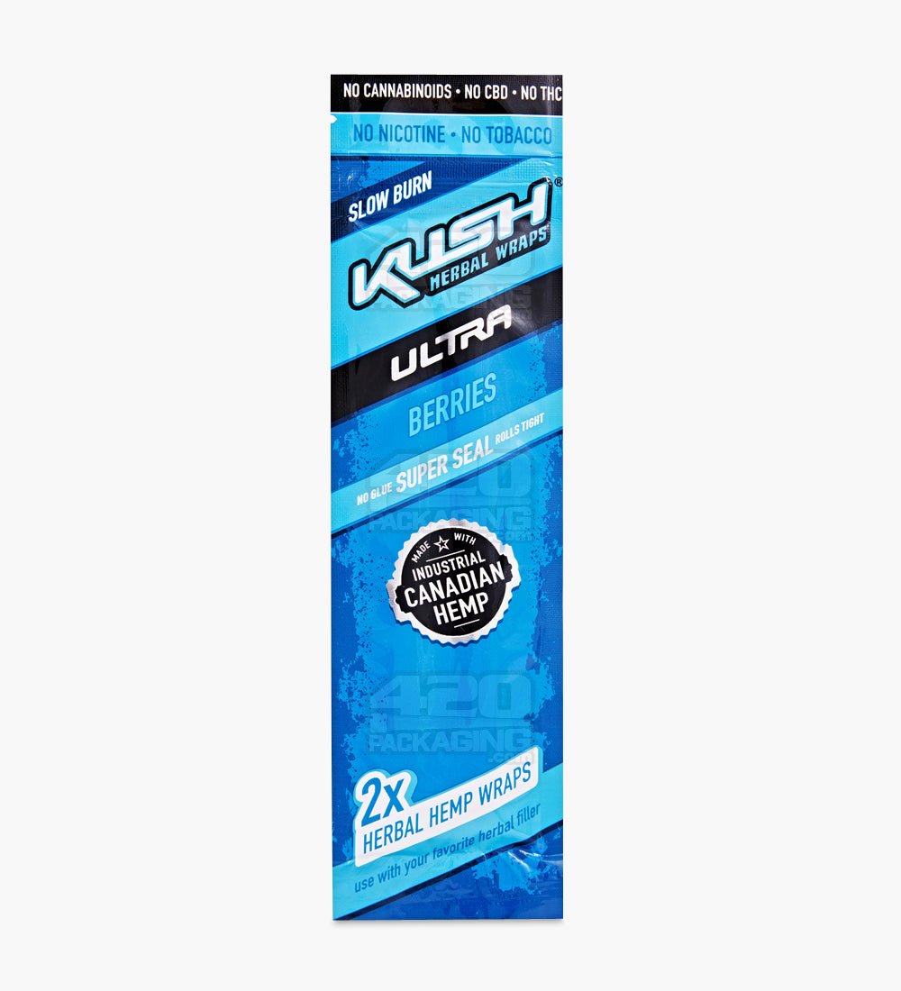 Kush Berries Ultra Herbal Hemp Wraps 25/Box - 2
