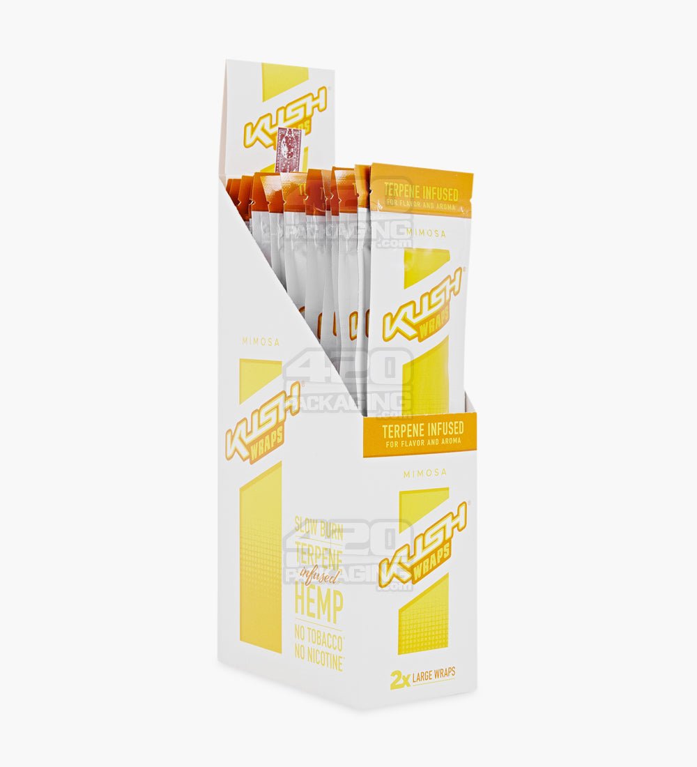 Kush Mimosa Terpene Infused Herbal Hemp Wraps 15/Box - 1