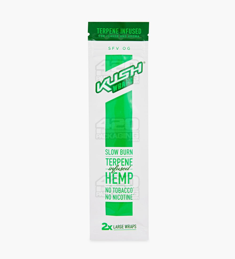 Kush SFV OG Terpene Infused Herbal Hemp Wraps 15/Box - 2