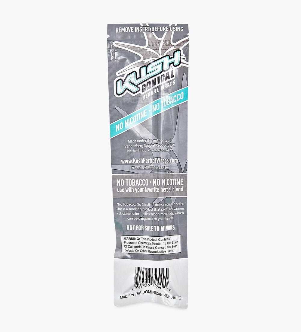 Kush Zero Pre Rolled Herbal Hemp Conical Wraps 15/Box - 3