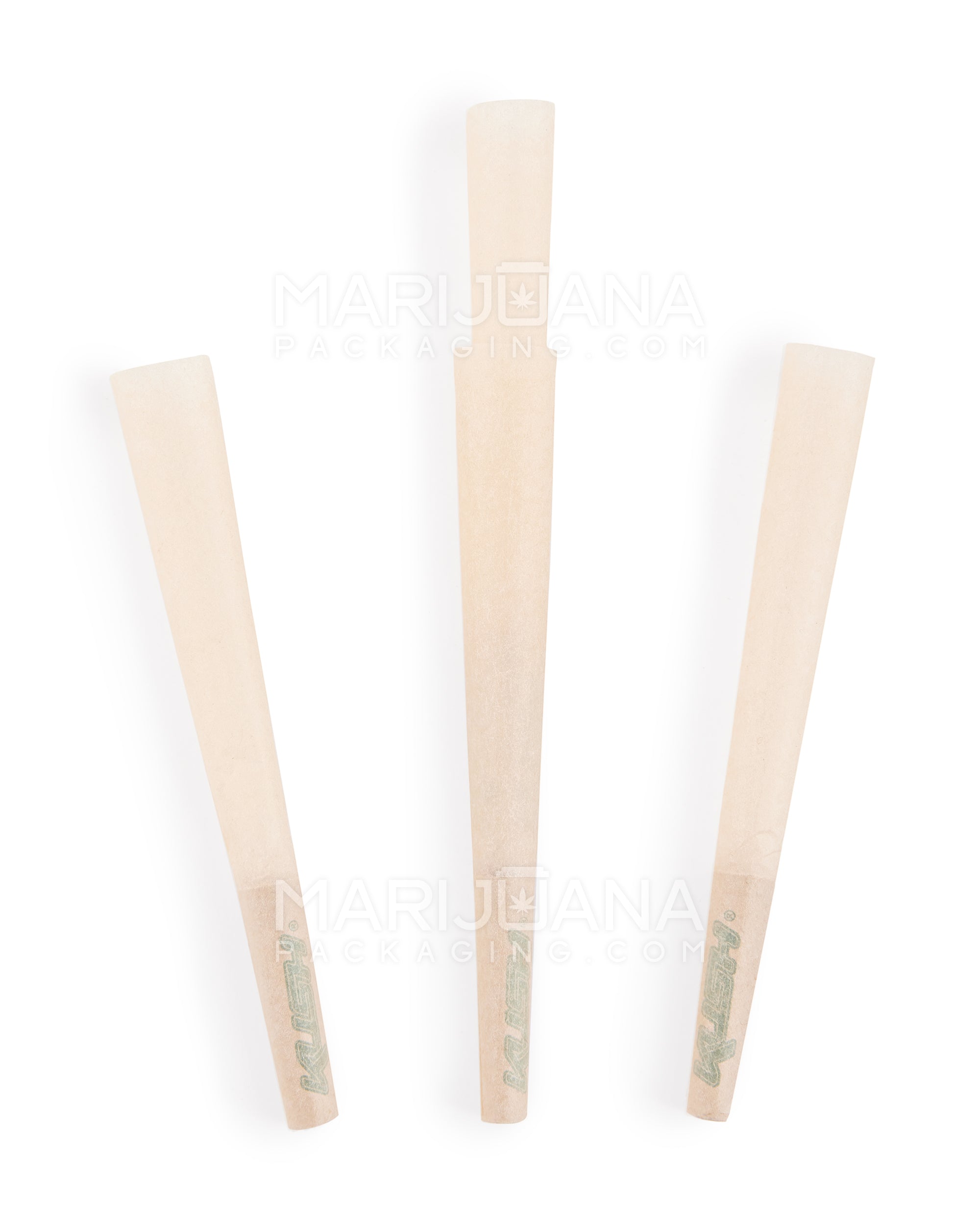 KUSH | Unbleached 1 1/4 Size Pre-Rolled Cones w/ Filter Tip | 84mm - Brown Paper - 900 Count - 4