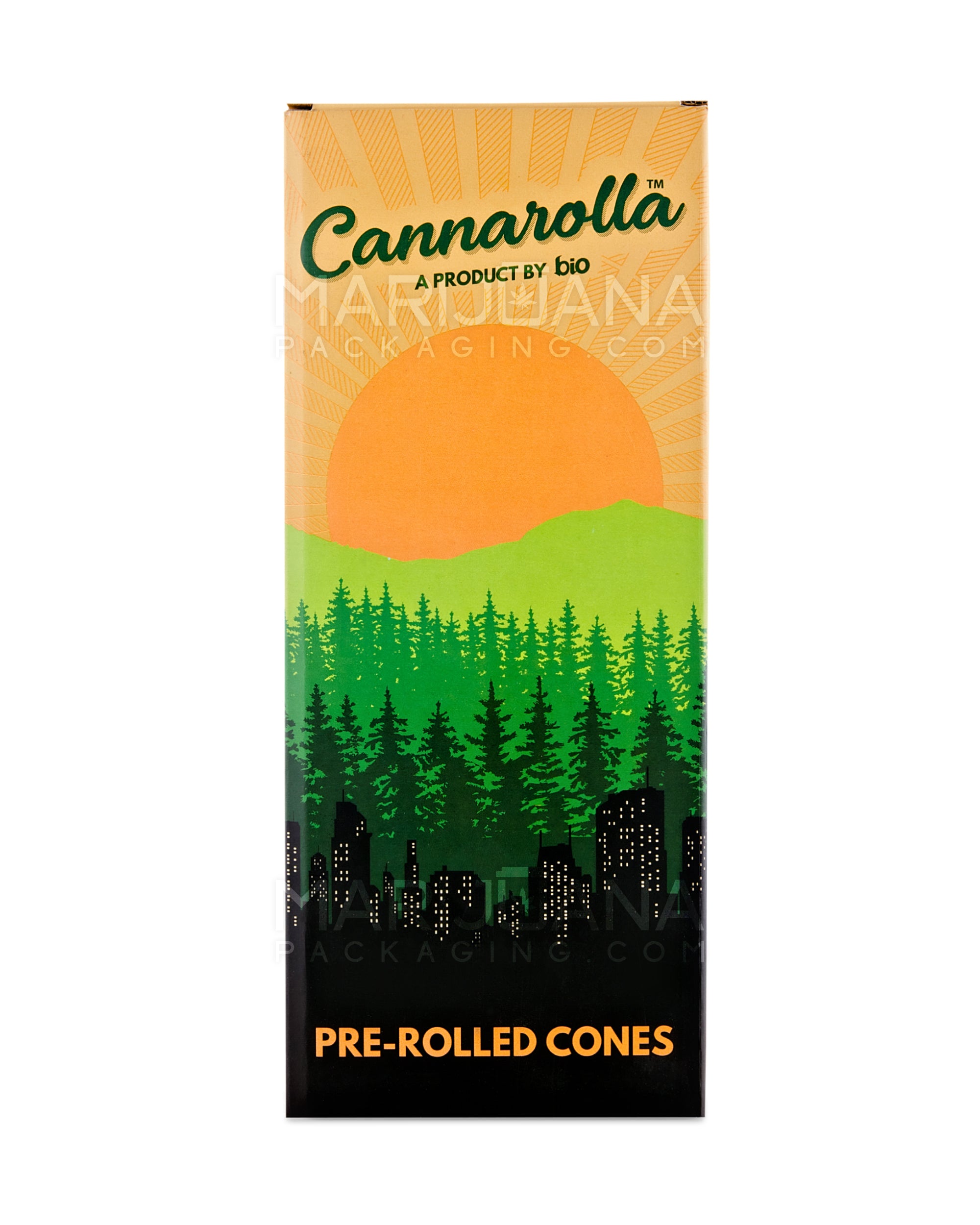 CANNAROLLA | Straight 1 1/4 Size Pre-Rolled Cones | 84mm - White Paper - 900 Count