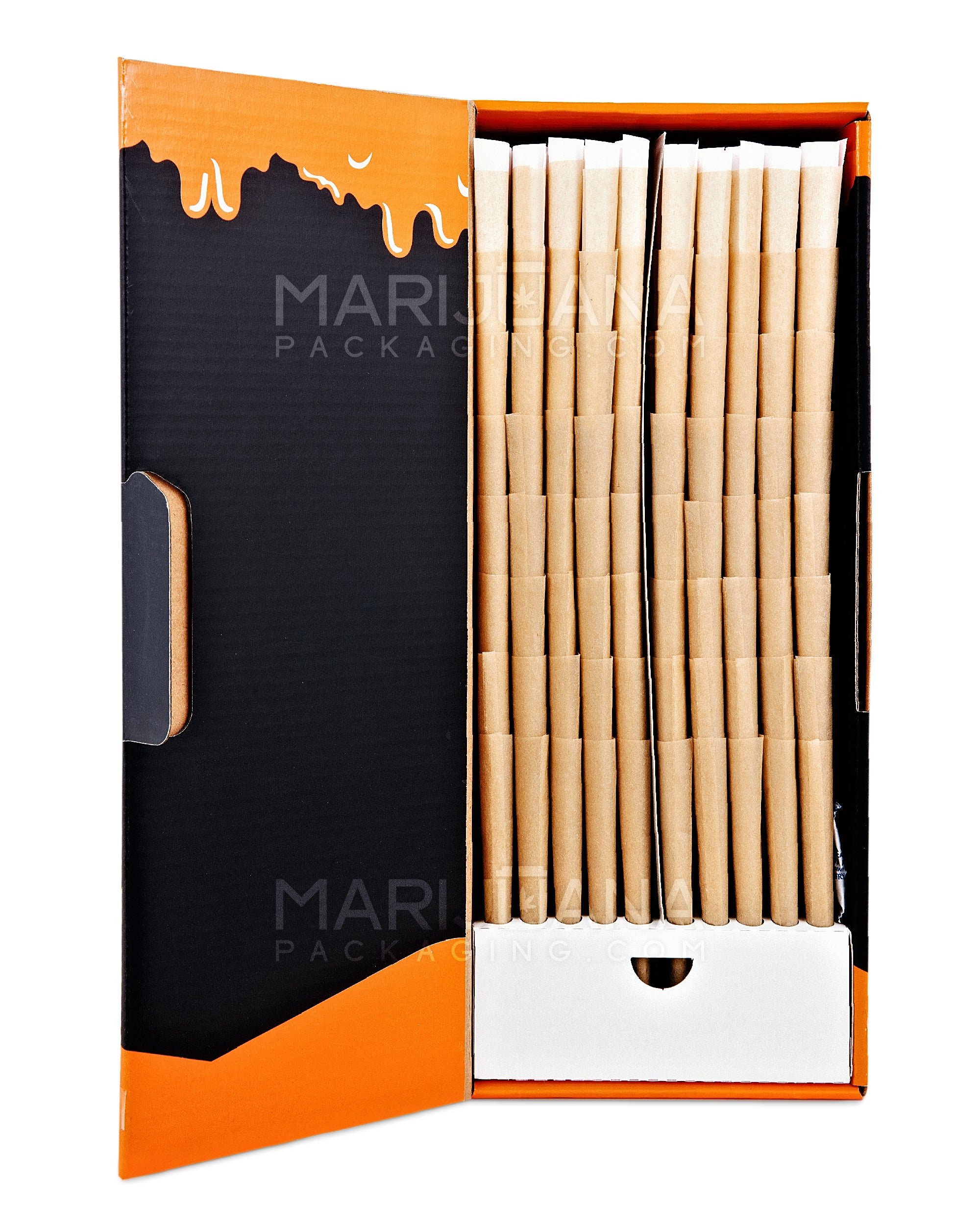 POP CONES | King Size Unbleached Pre-Rolled Cones | 109mm - Tropical Mango - 400 Count - 2