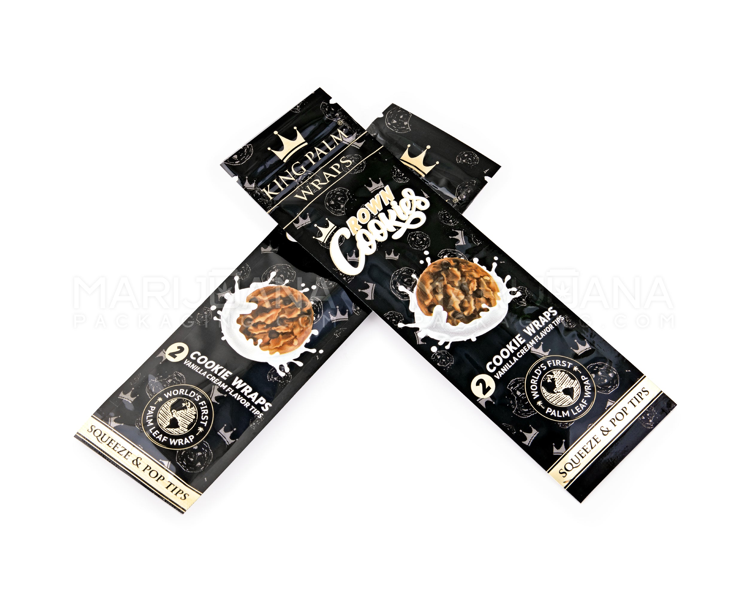 2 Crown Cookies Flavored Palm Blunt Wraps & Flavored Filters