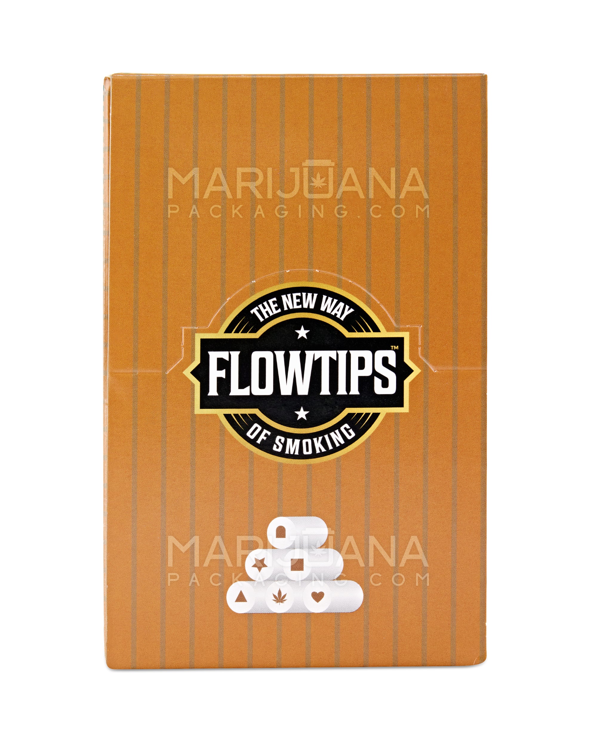FLOWTIPS | 'Retail Display' Hollow Shaped Filter Tips | 20mm - Premium Cotton - 10 Count - 3