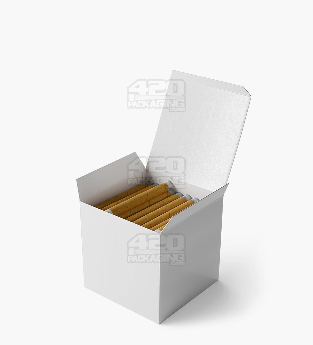 Crop Kingz 109mm King Size Glass Tipped Pre-Rolled Organic Hemp Blunt Cones 110/Box - 8