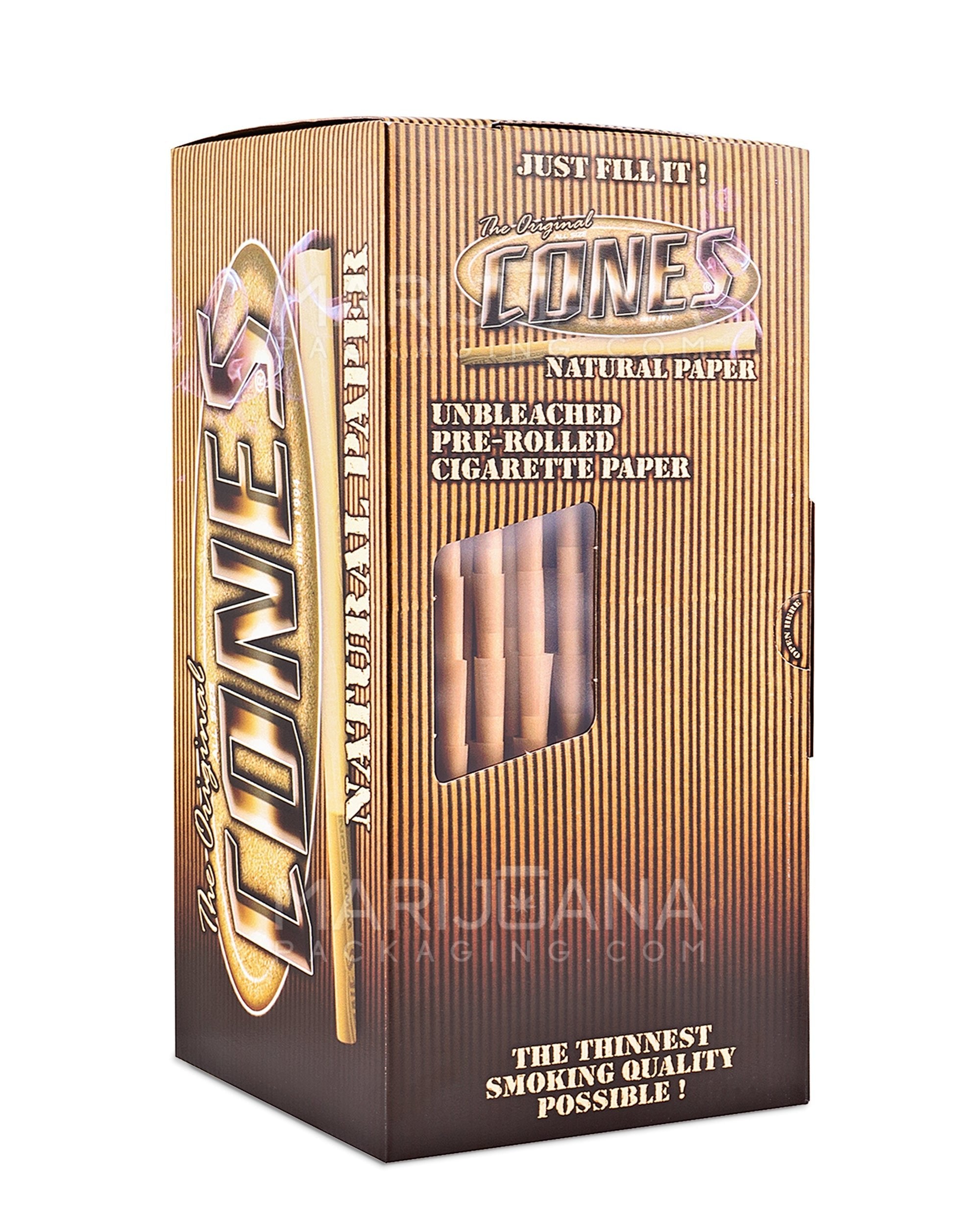 CONES | Dogwalker Size Pre Rolled Cones | 70mm - Unbleached Paper - 1000 Count