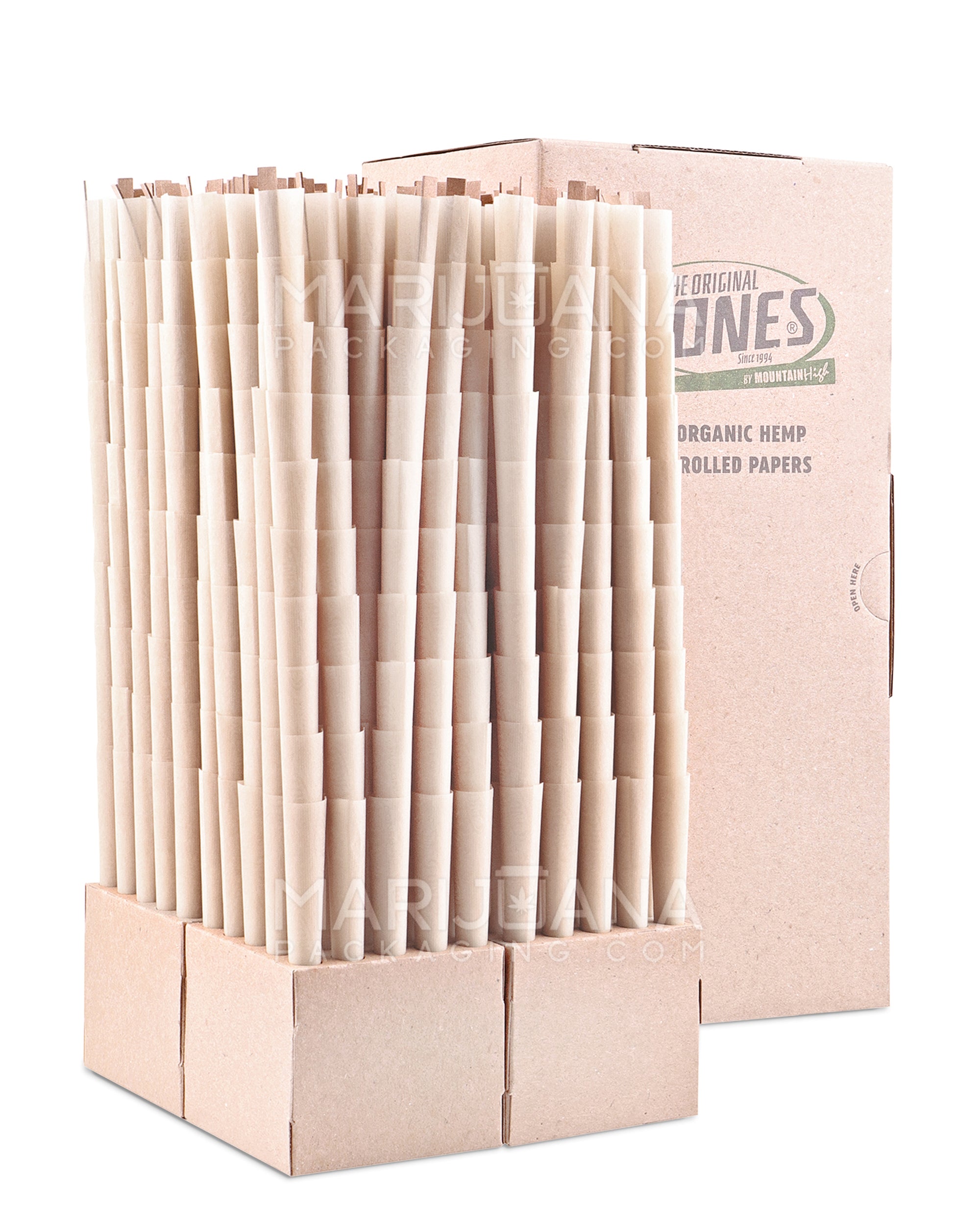 CONES | King Slim Size Pre Rolled Cones | 109mm - Organic Hemp Paper - 1000 Count