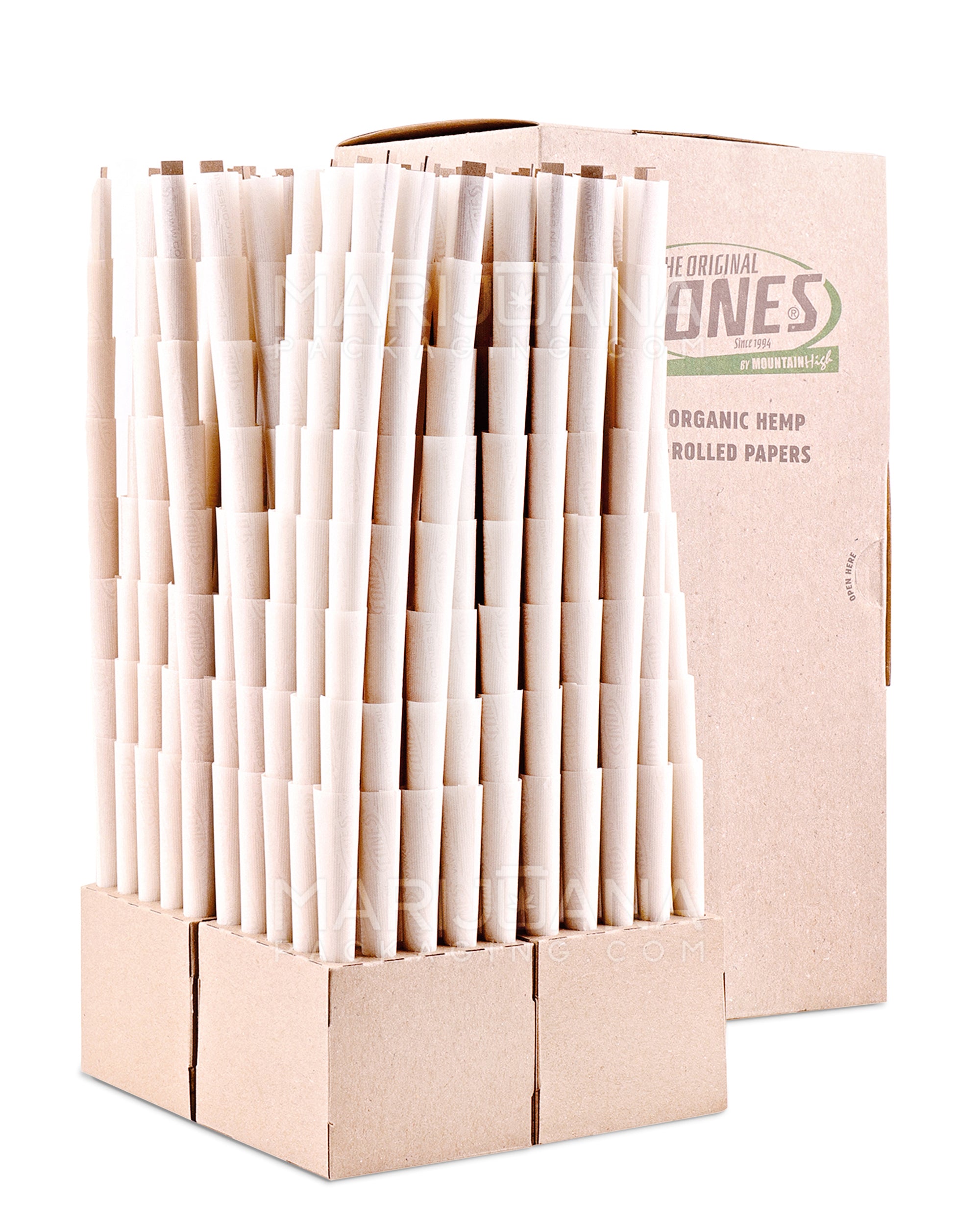 CONES | King Size Paper Pre Rolled Cones | 109mm - Organic Hemp Paper - 800 Count