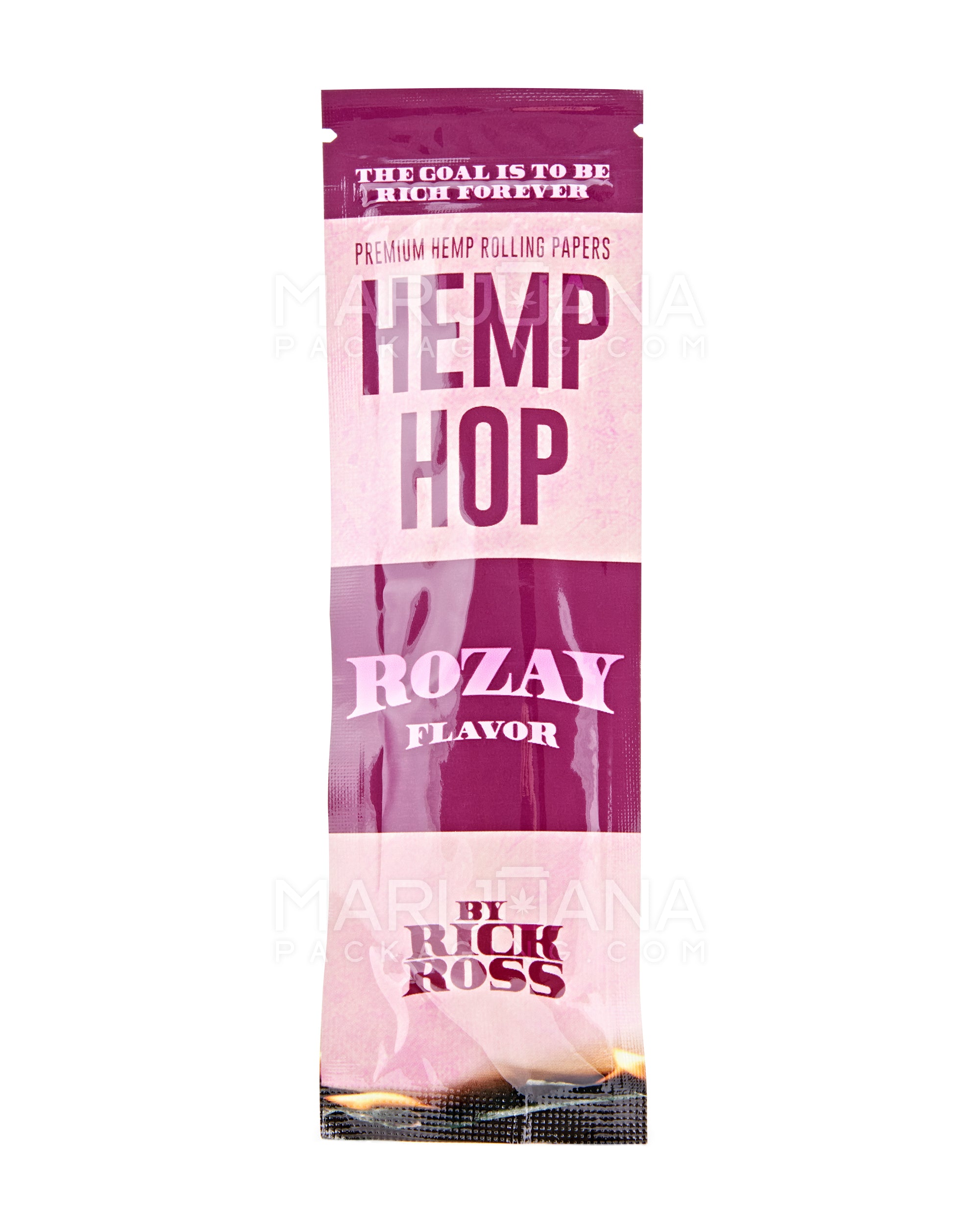 HEMP HOP | 'Retail Display' Organic Hemp Blunt Wraps | 109mm - Rozay - 25 Count