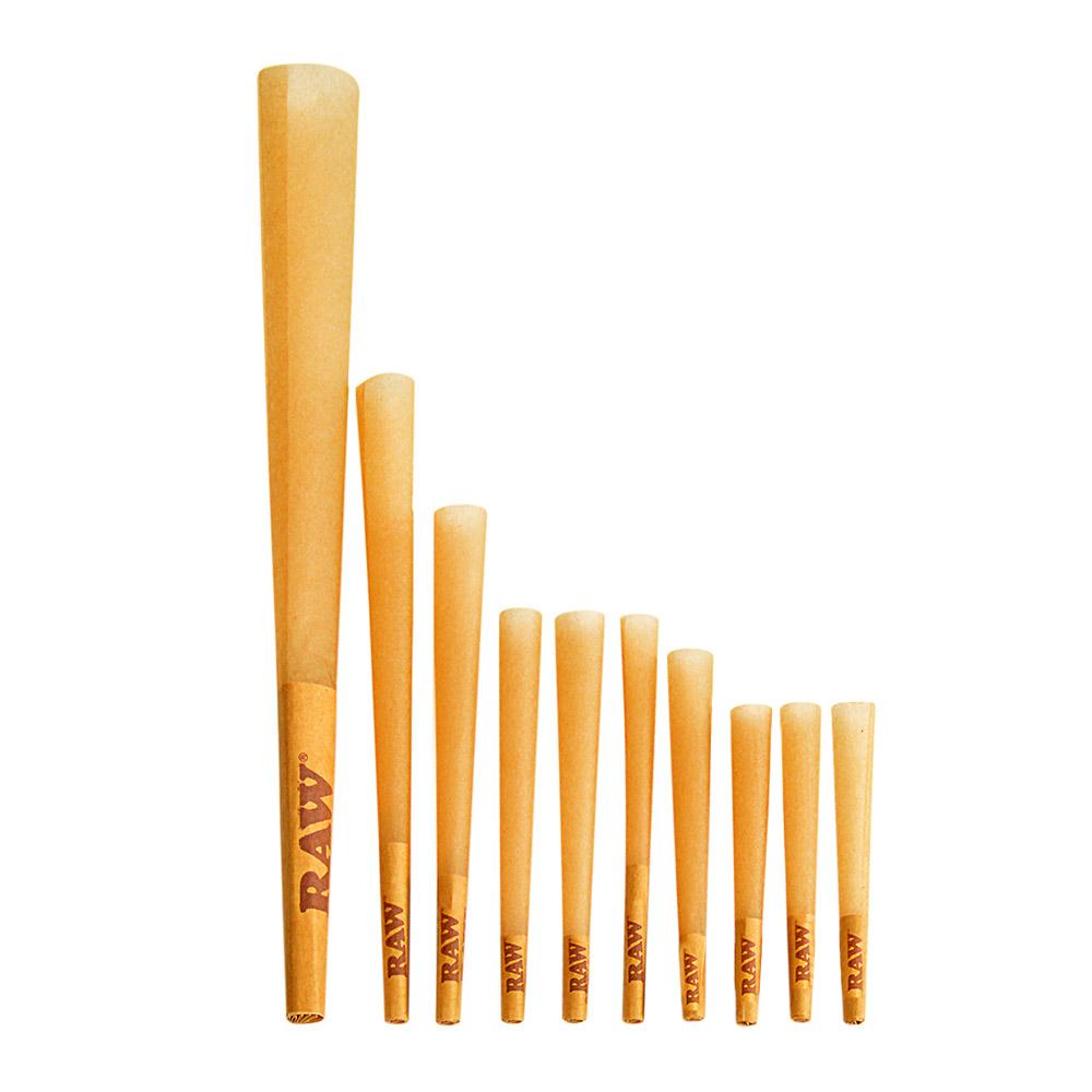 RAW | Classic 20 Stage Rawket Launcher Pre-Rolled Cones | 7 Sizes - Hemp Paper - 20 Count - 4