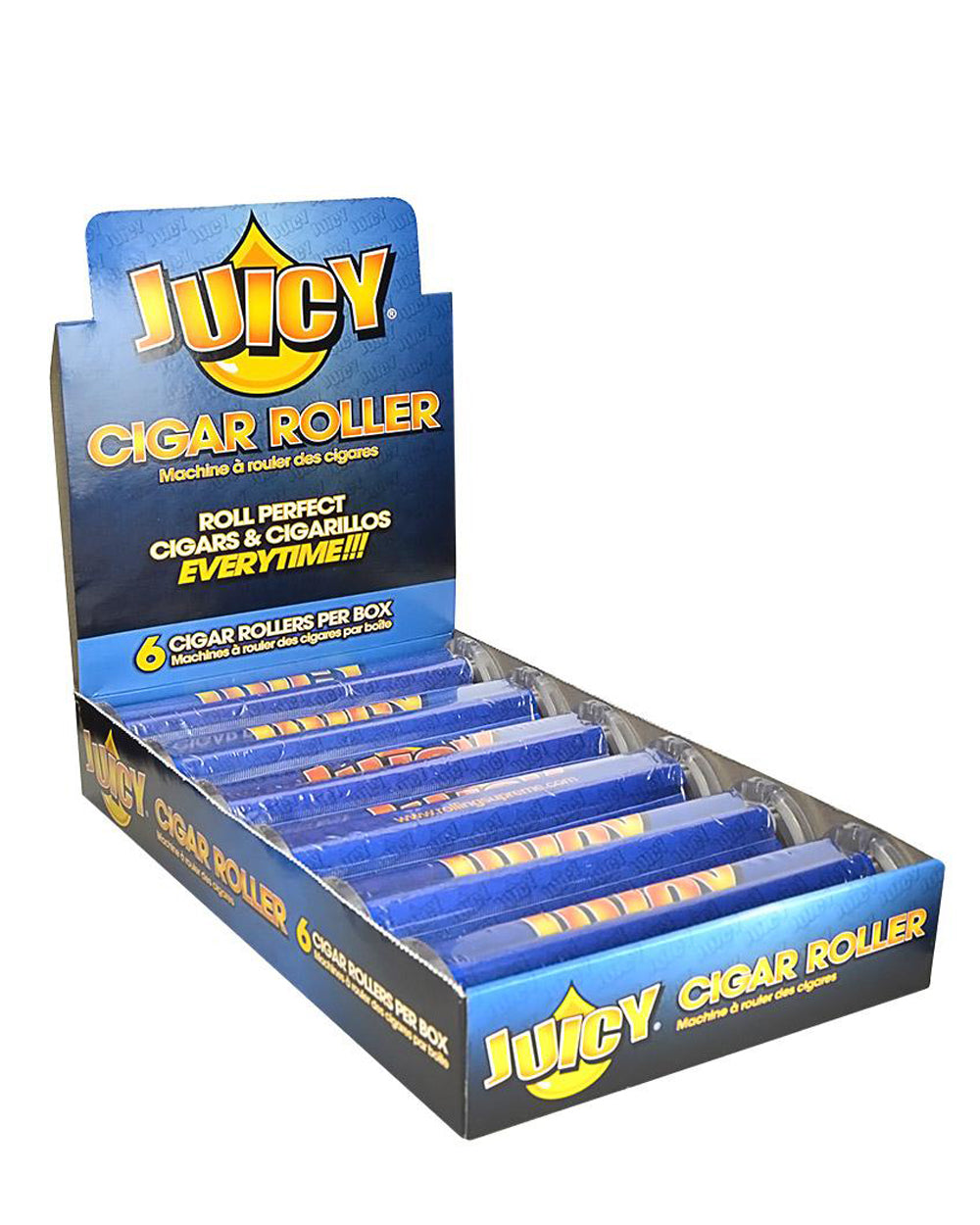 JUICY | 'Retail Display' Blunt Roller | All Sizes - Easy Rolling - 6 Count - 1