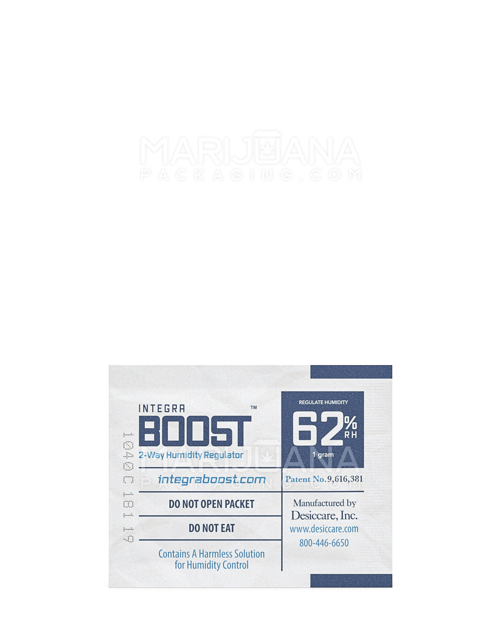 Humidity Pack- 67 Gram Size Boveda 62% RH (100 Units) 2-Way