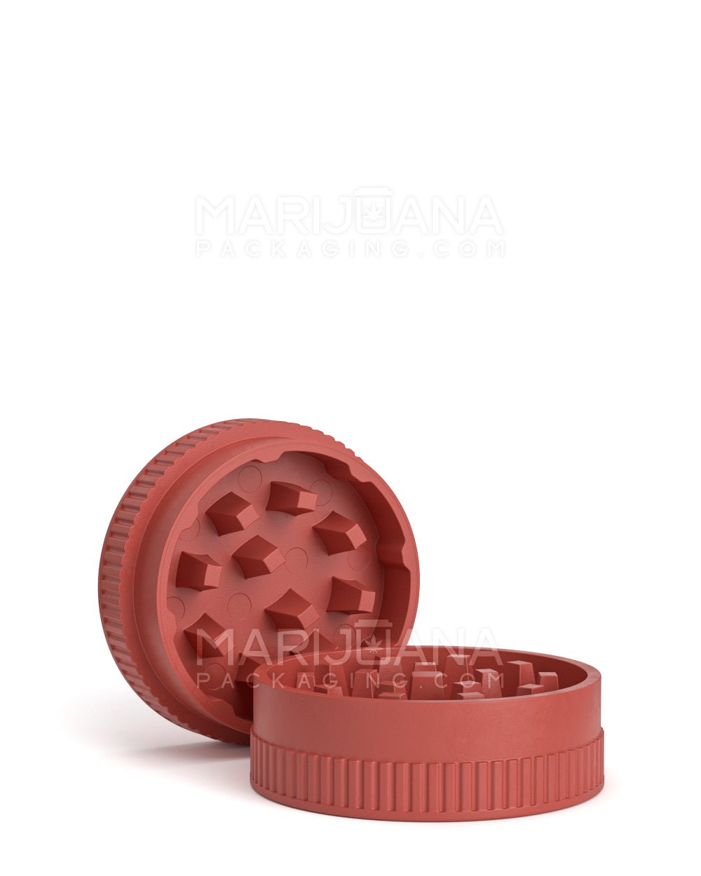 Biodegradable Thick Wall Red Grinder | 2 Piece - 55mm - 12 Count - 5