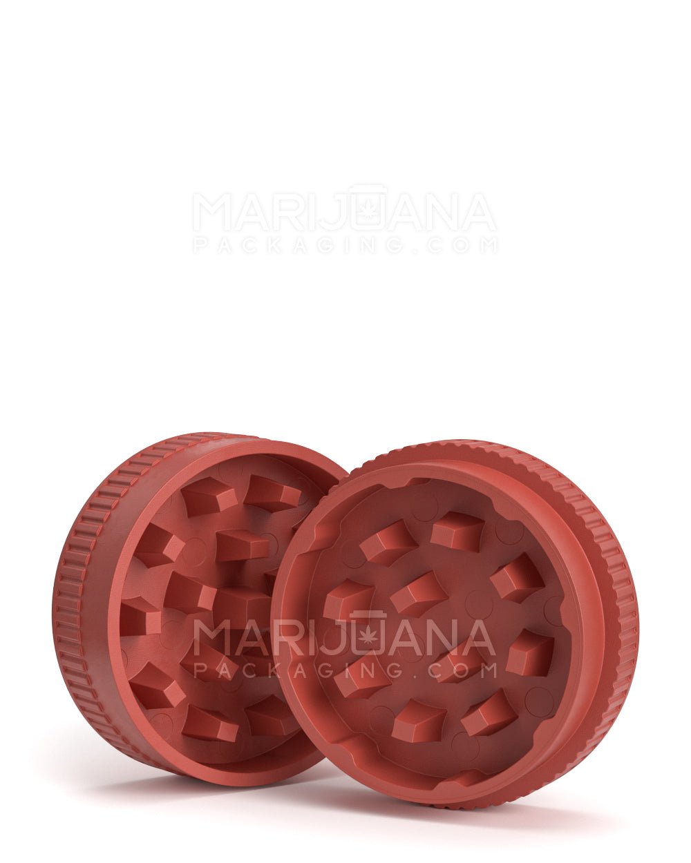 Biodegradable Thick Wall Red Grinder | 2 Piece - 55mm - 12 Count - 7