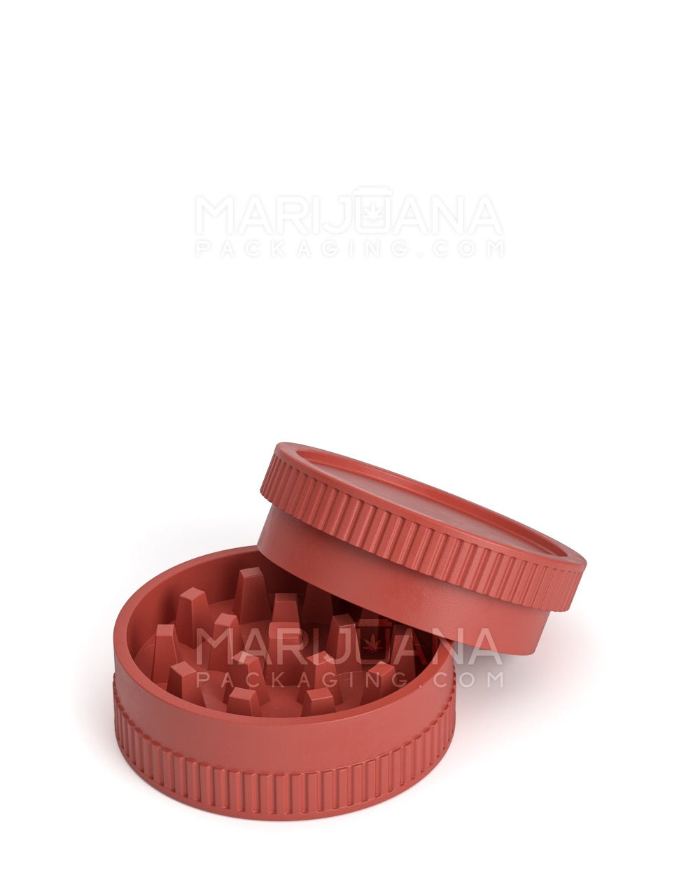 Biodegradable Thick Wall Red Grinder | 2 Piece - 55mm - 12 Count - 9