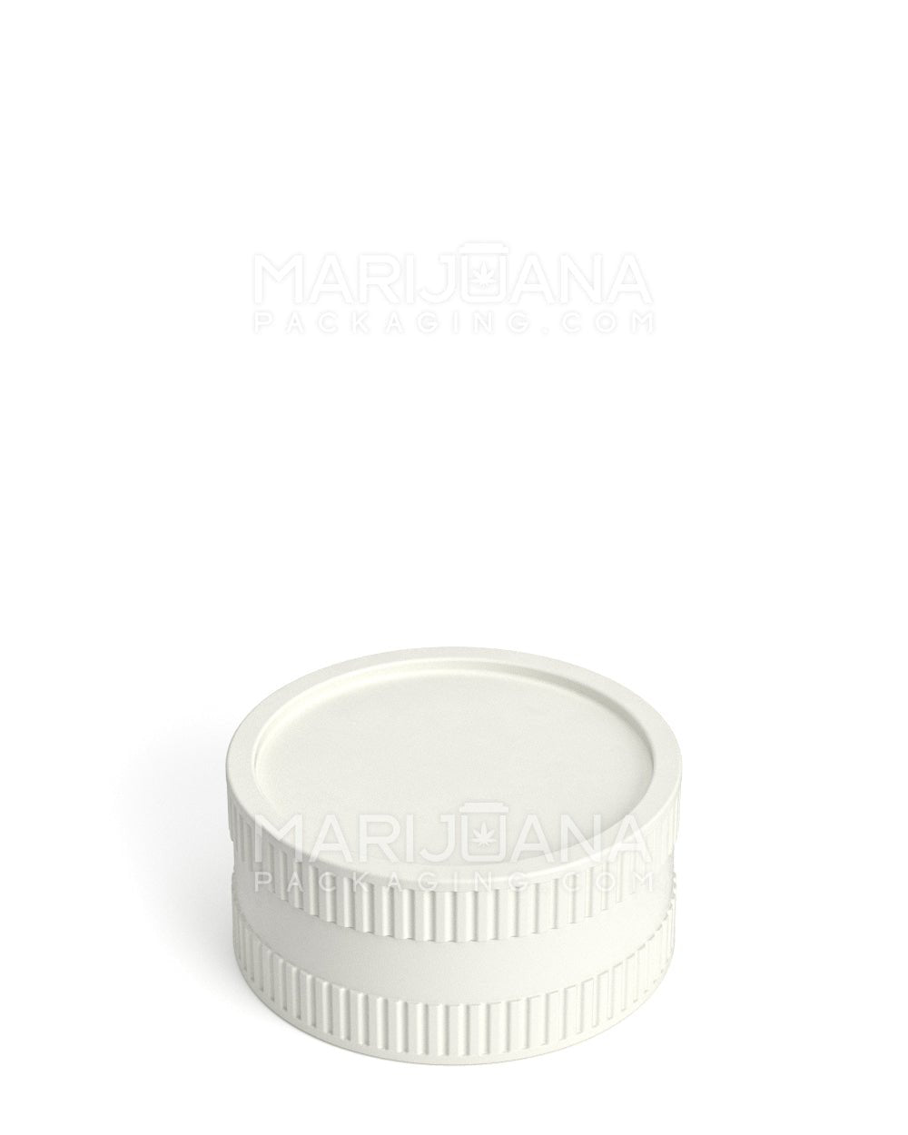 Biodegradable Thick Wall White Grinder | 2 Piece - 55mm - 12 Count - 4