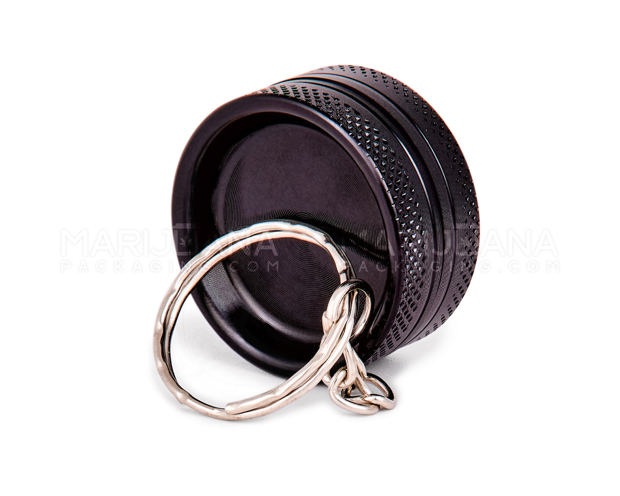 Keychain Grinder | 2 Piece - 31mm - Black - 4