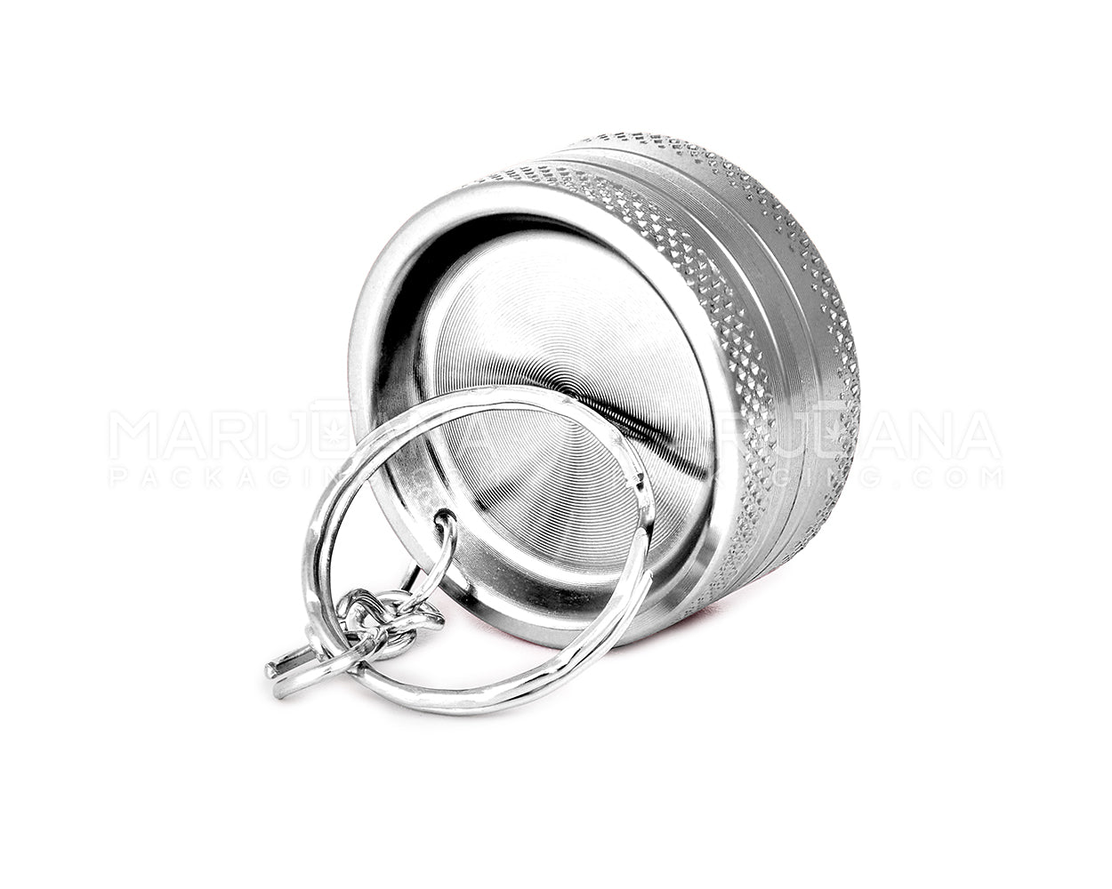 Keychain Grinder | 2 Piece - 31mm - Silver - 4