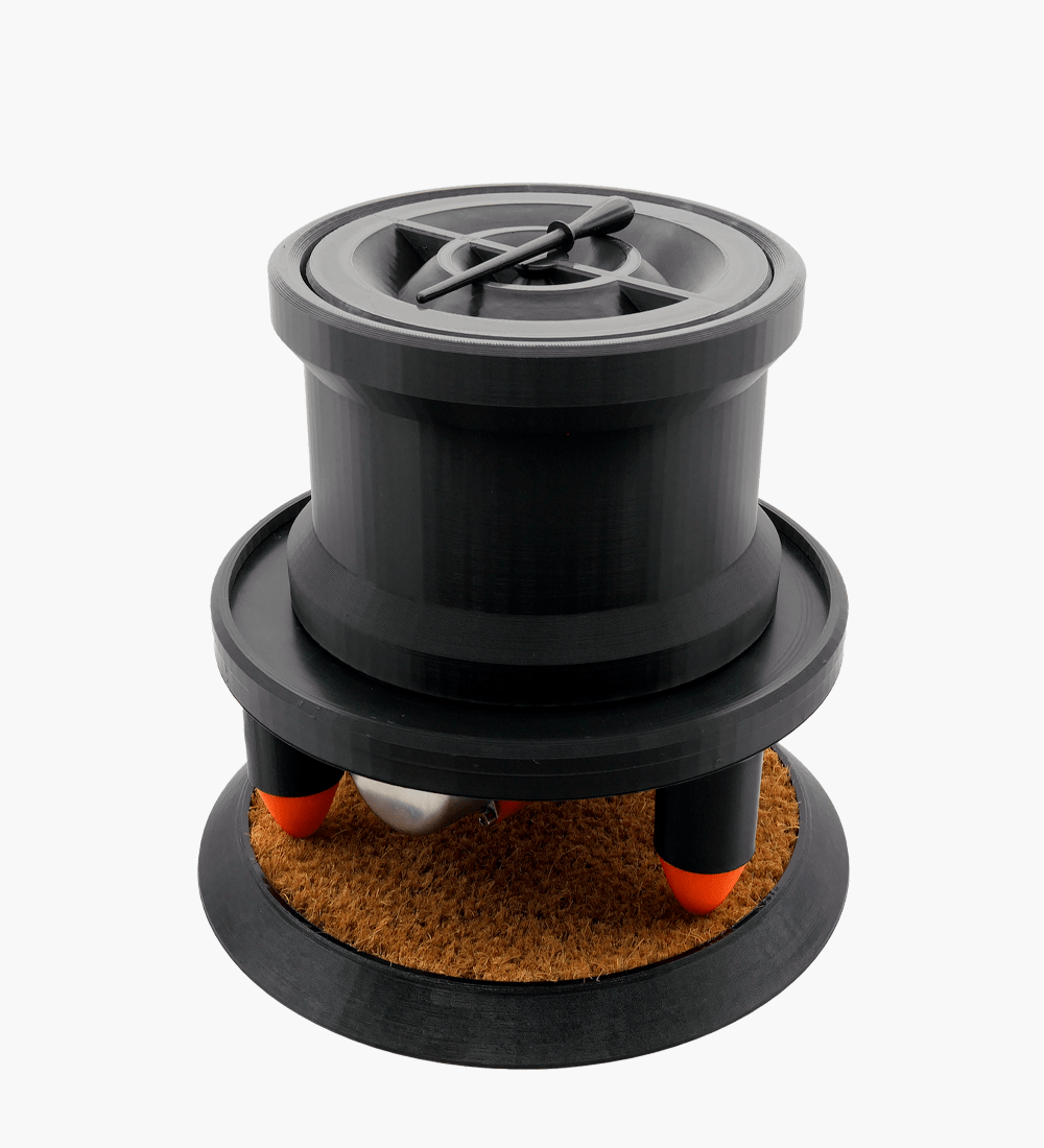 Humboldt Black 109mm Pre Rolled Cone Filling Machine Starter Kit (121 Cone Capacity) - 1