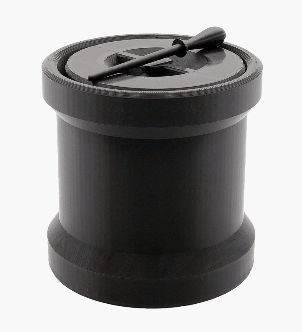 Humboldt Black 109mm Pre Rolled Cone Filling Machine Cartridge (55 Cone Capacity) - 2