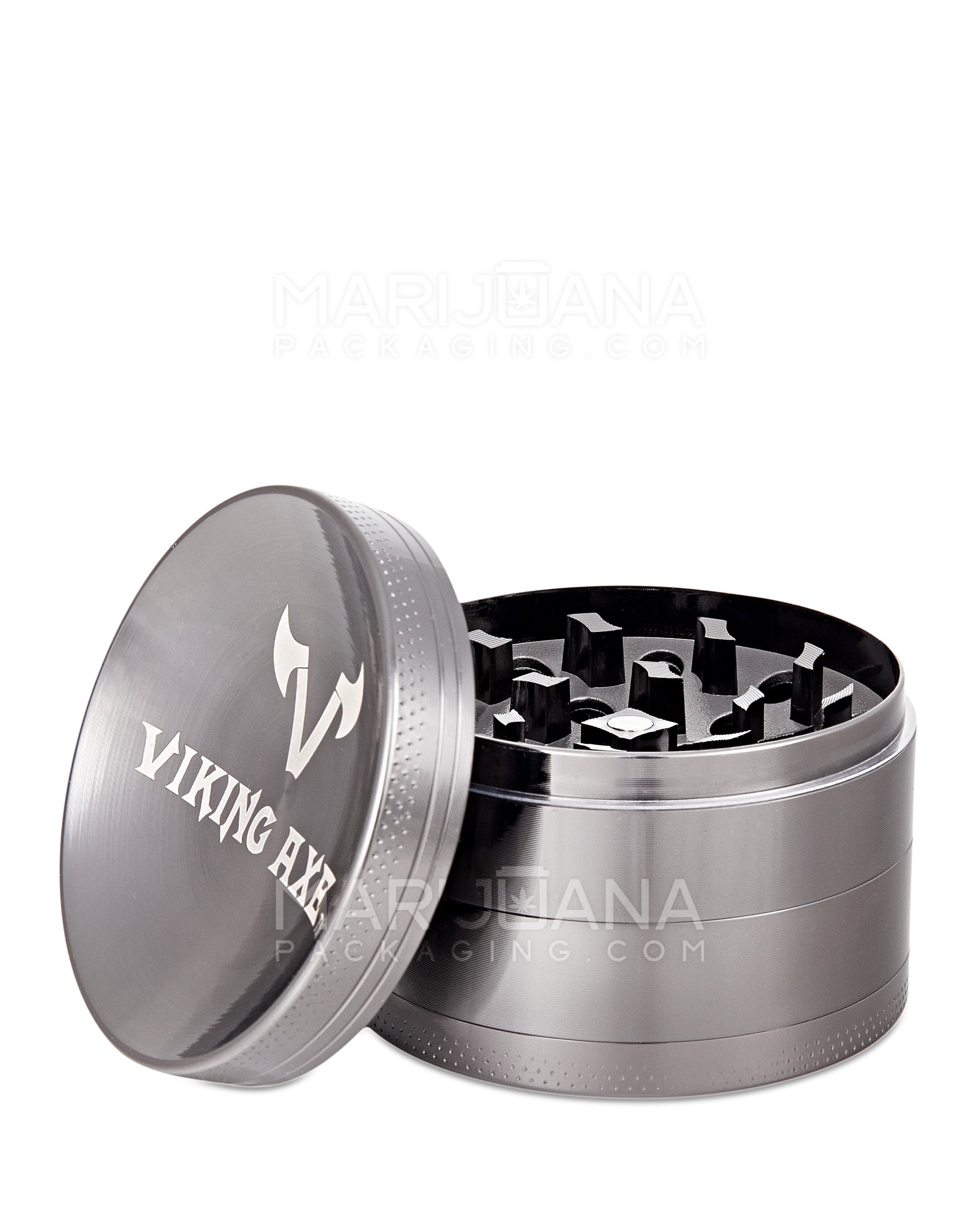 Assorted VIKING AXE Magnetic Metal Grinder w/ Catcher | 4 Piece - 63mm - 10 Count - 4