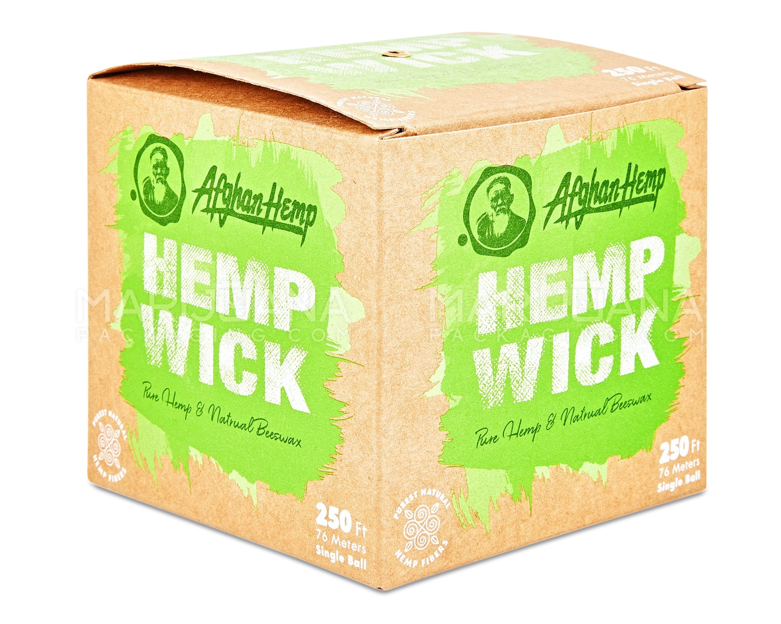 AFGHAN HEMP | Hemp & Beeswax Wick | 250ft Long - All Natural - 4