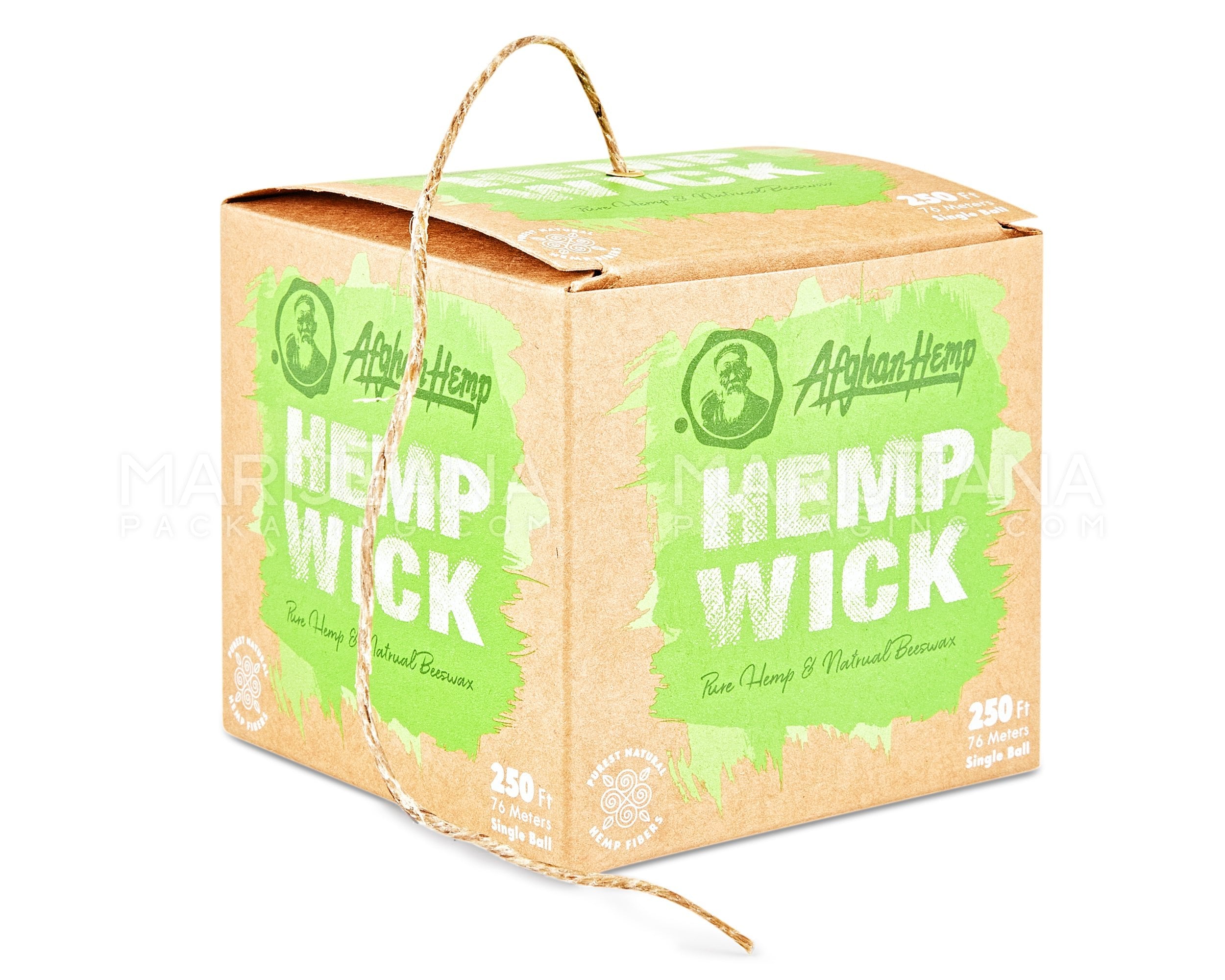 AFGHAN HEMP | Hemp & Beeswax Wick | 250ft Long - All Natural - 5