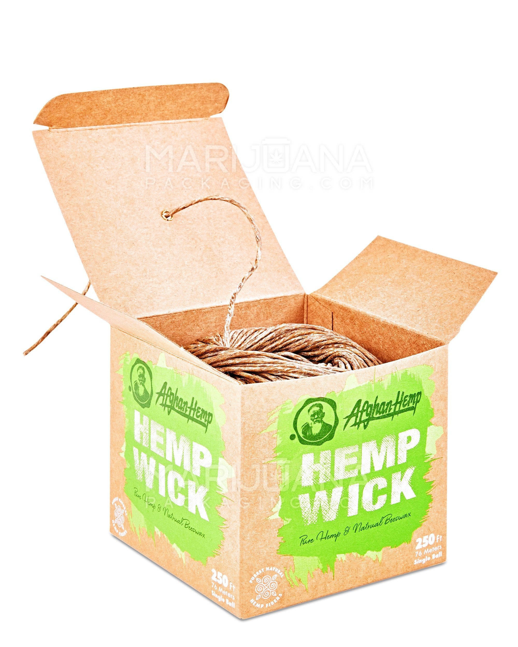 AFGHAN HEMP | Hemp & Beeswax Wick | 250ft Long - All Natural - 1