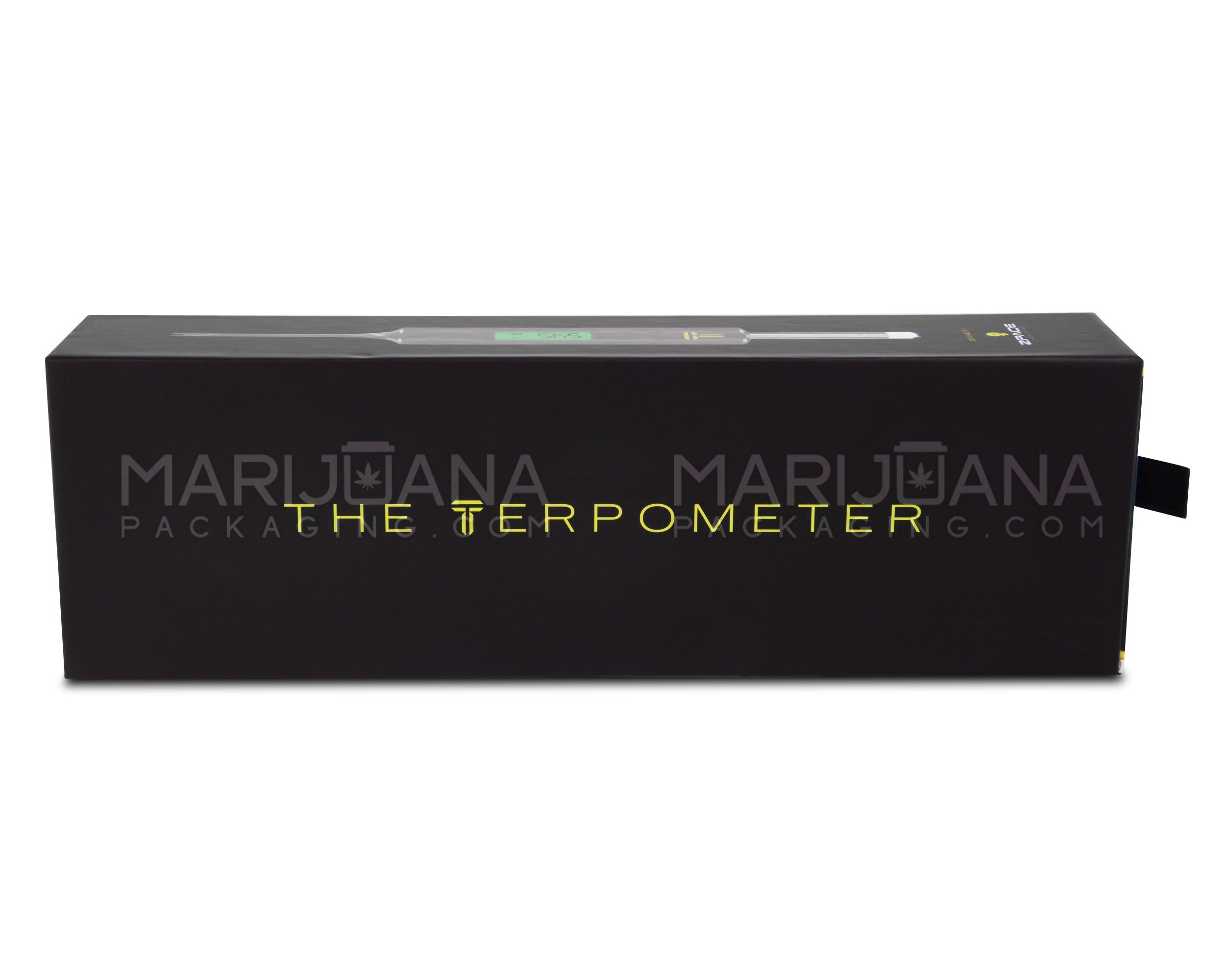 TERPOMETER | Temperature Indicating Thermometer Dab Tool w/ USB Cable | 6.5in Long - Titanium - Black - 8