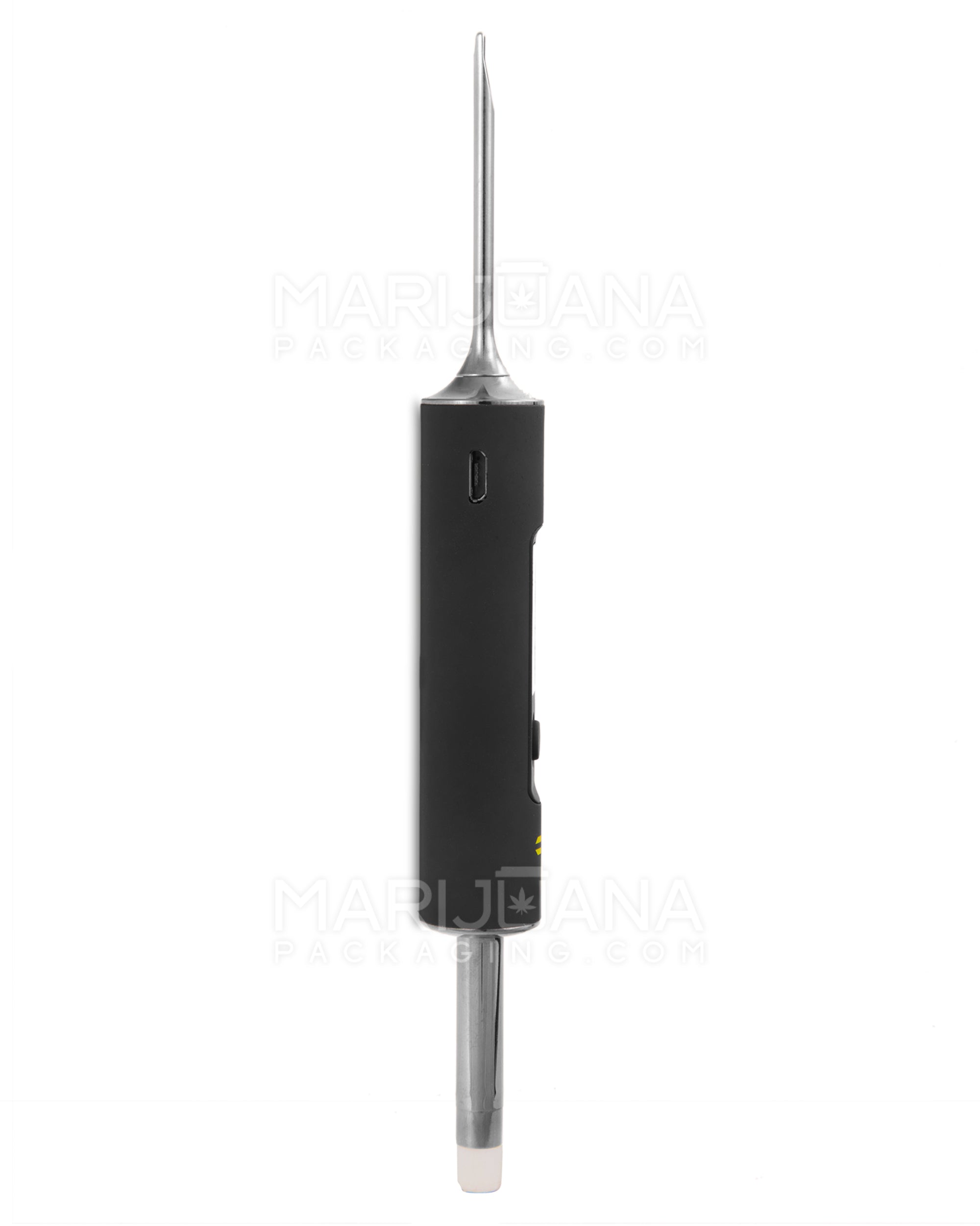 TERPOMETER | Temperature Indicating Thermometer Dab Tool w/ USB Cable | 6.5in Long - Titanium - Black - 2