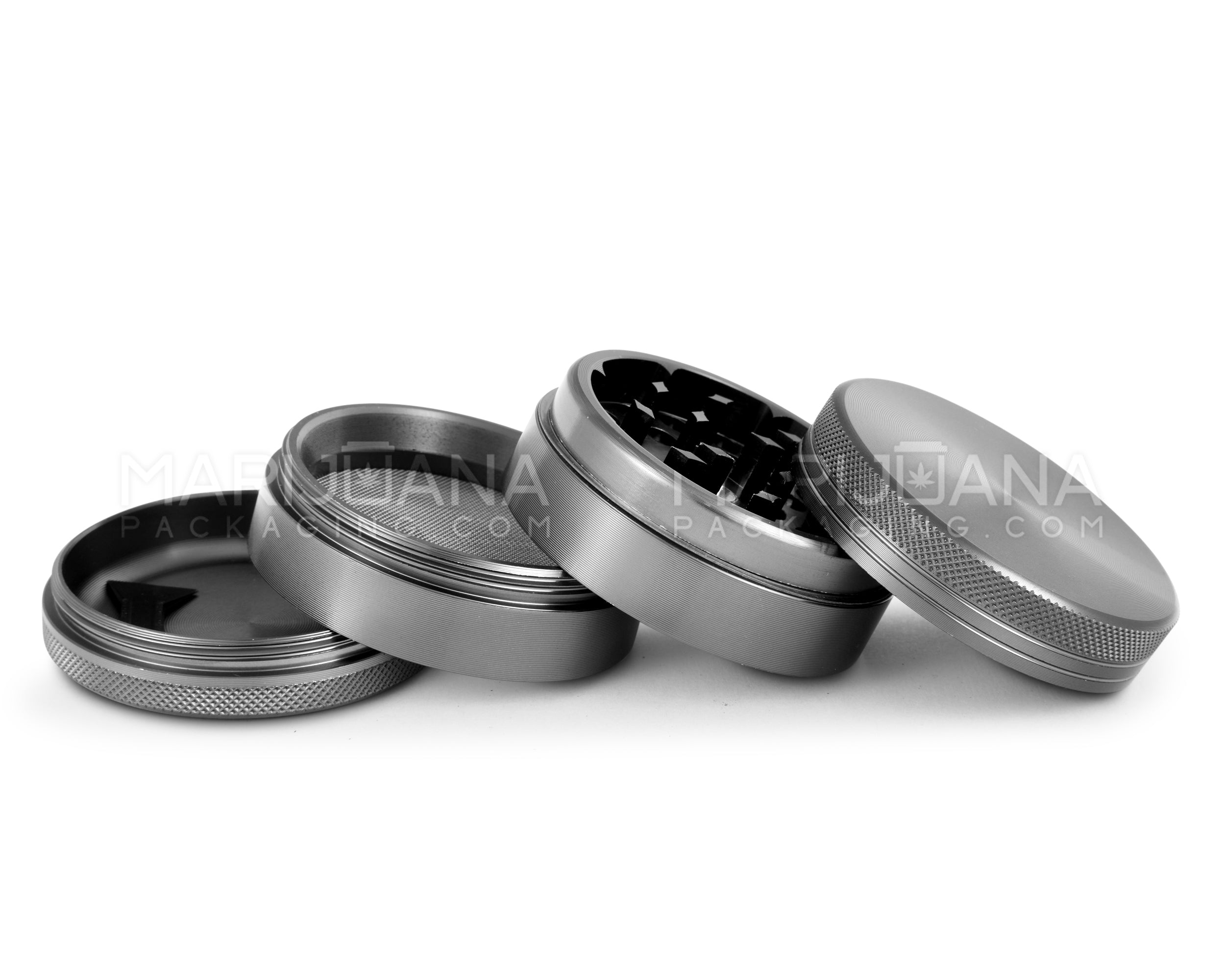 Magnetic CNC Aluminium Metal Grinder w/ Catcher | 4 Piece - 55mm - Grey - 3